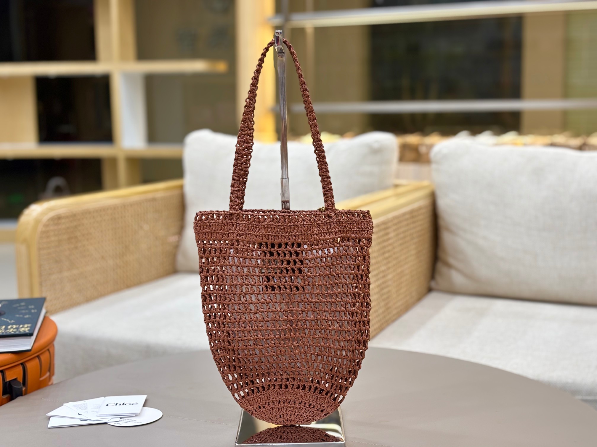 Chloé crochet-detail tote bag