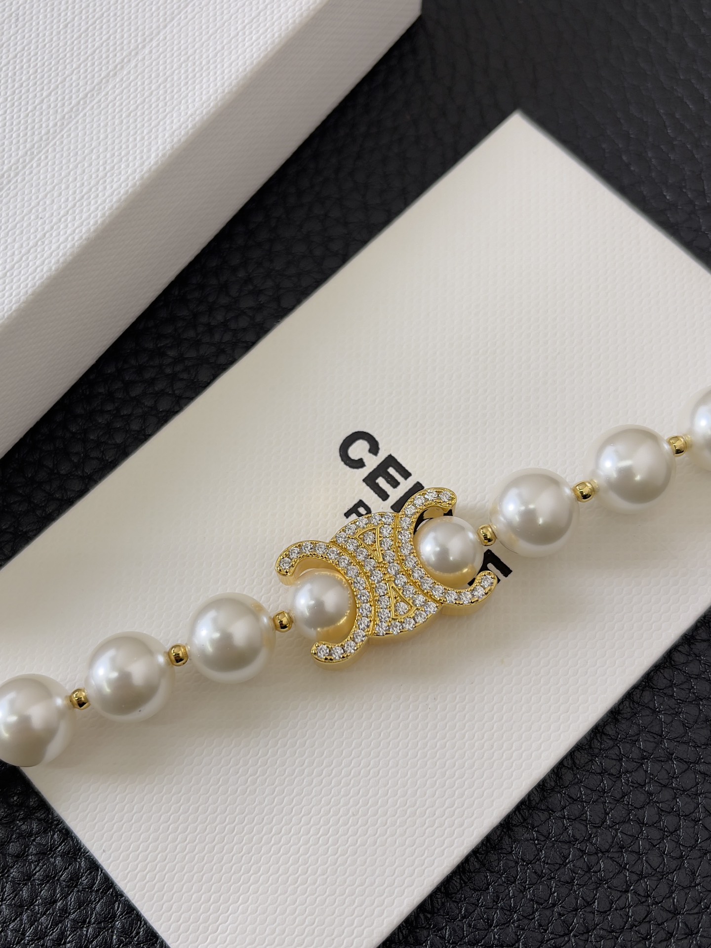 C*eline pearl bracelet