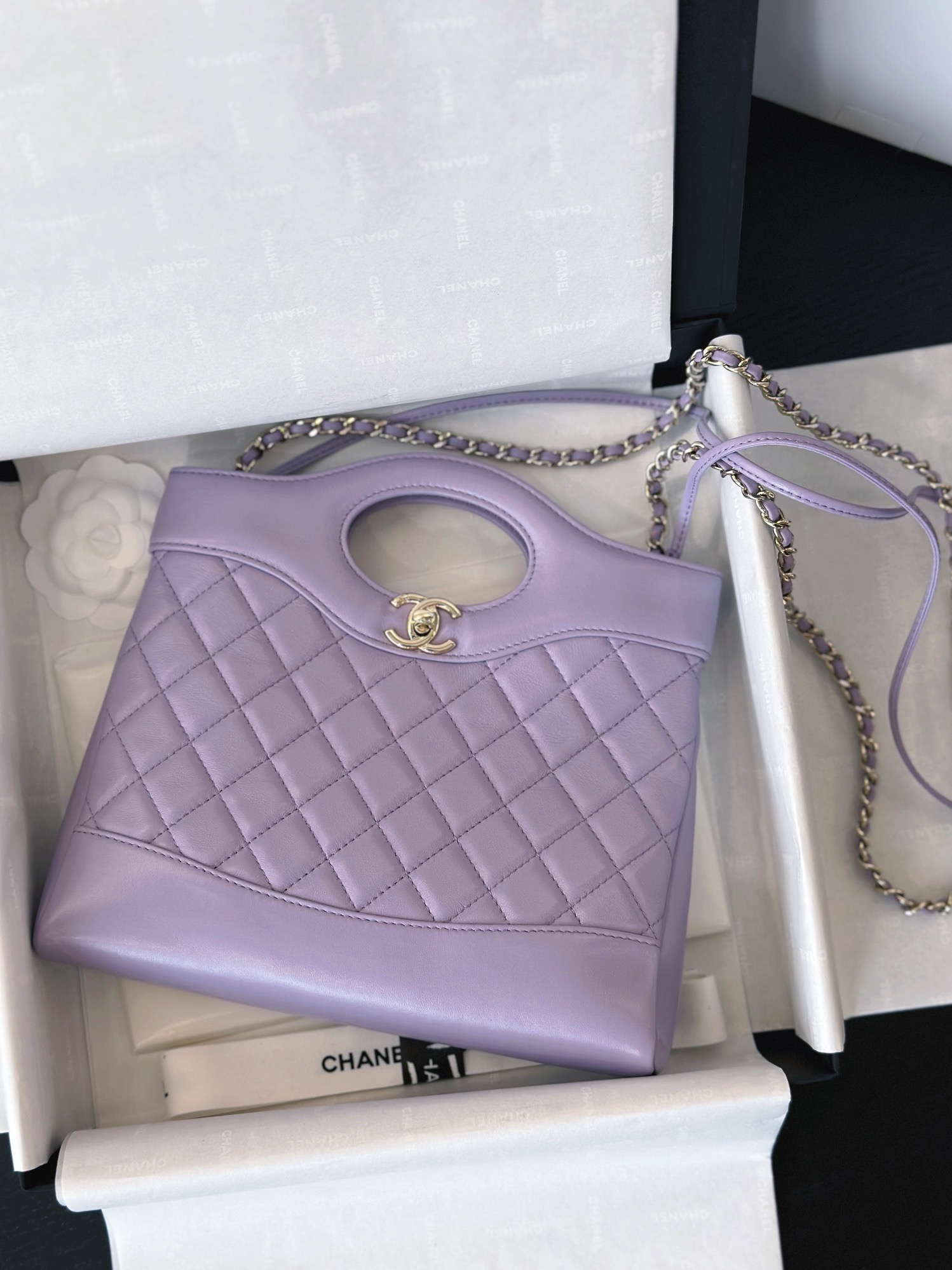 CHANEL 24C New Lilac Mini 31 Bag