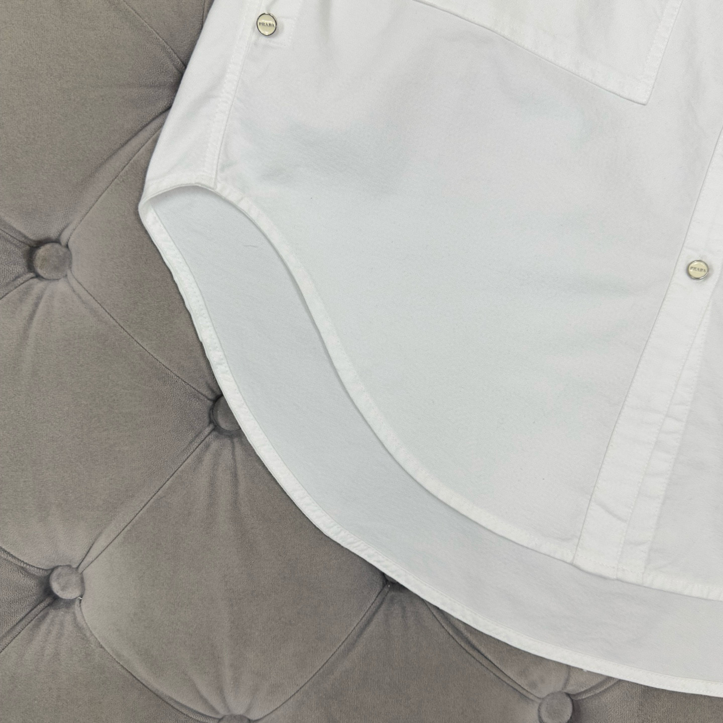 Prada Alphabet White Shirt