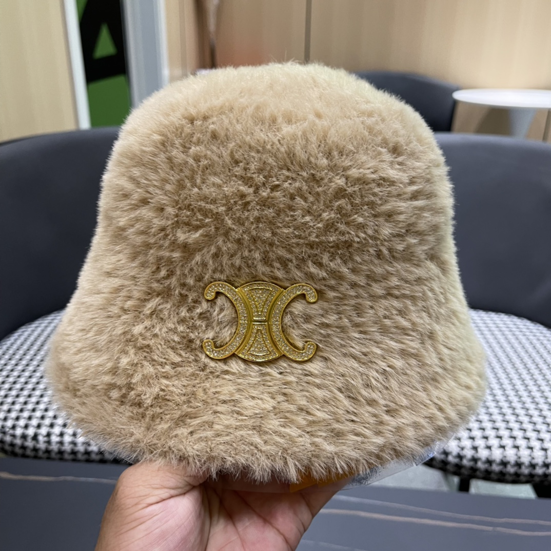 Celine 2024 new autumn and winter small fragrance style fisherman hat