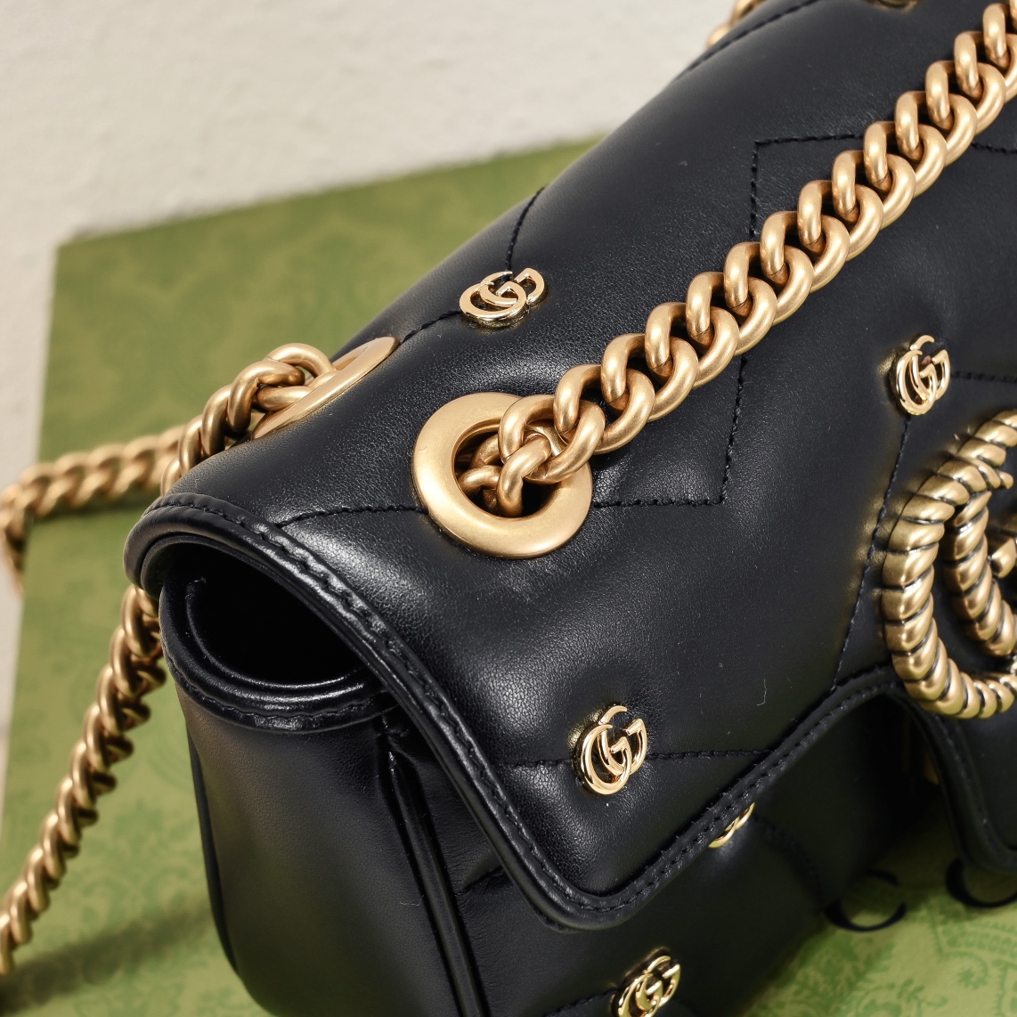 GG MARMONT SHOULDER BAG-Black-446744