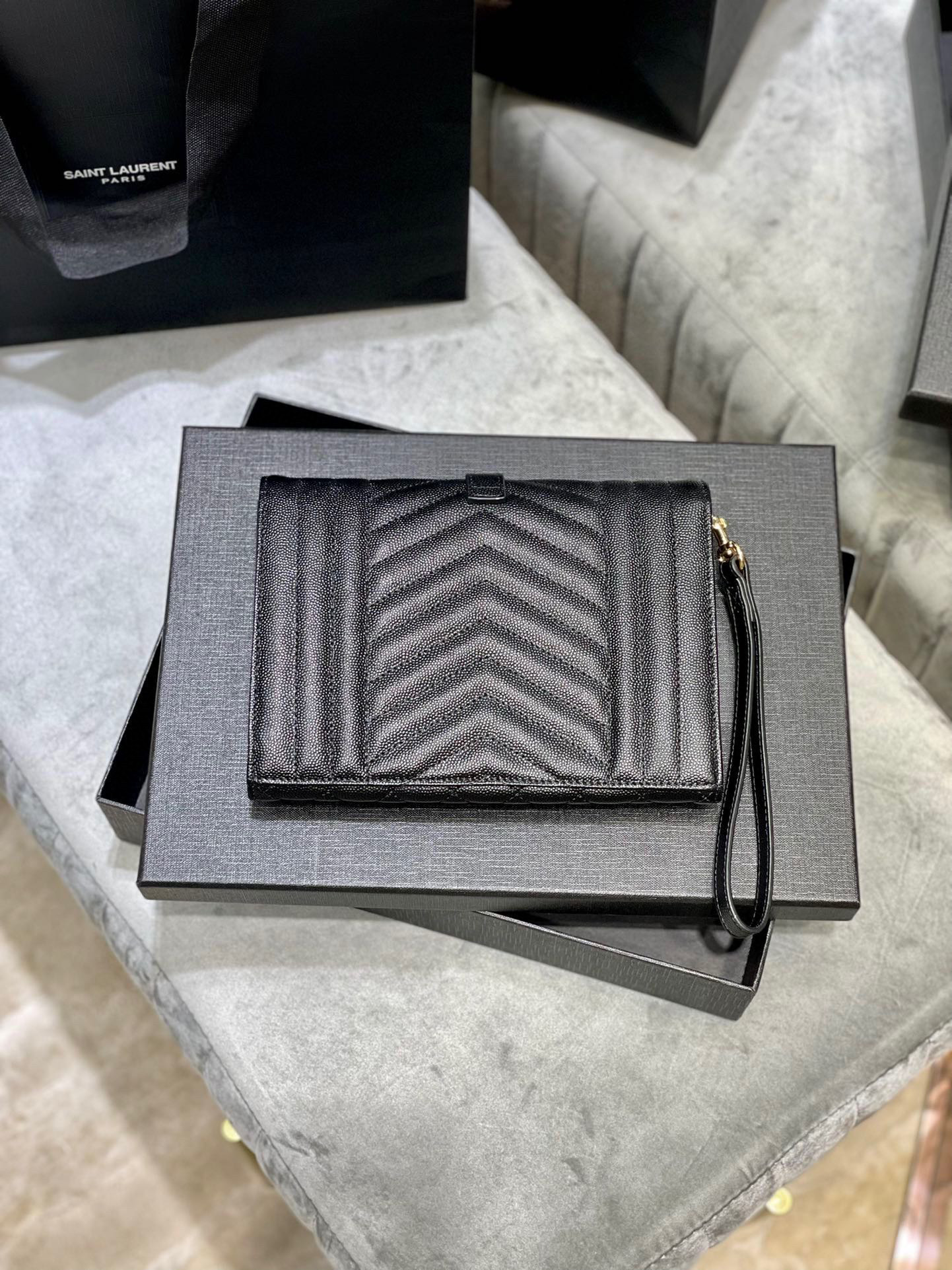 Saint Laurent Envelope Flap Pouch