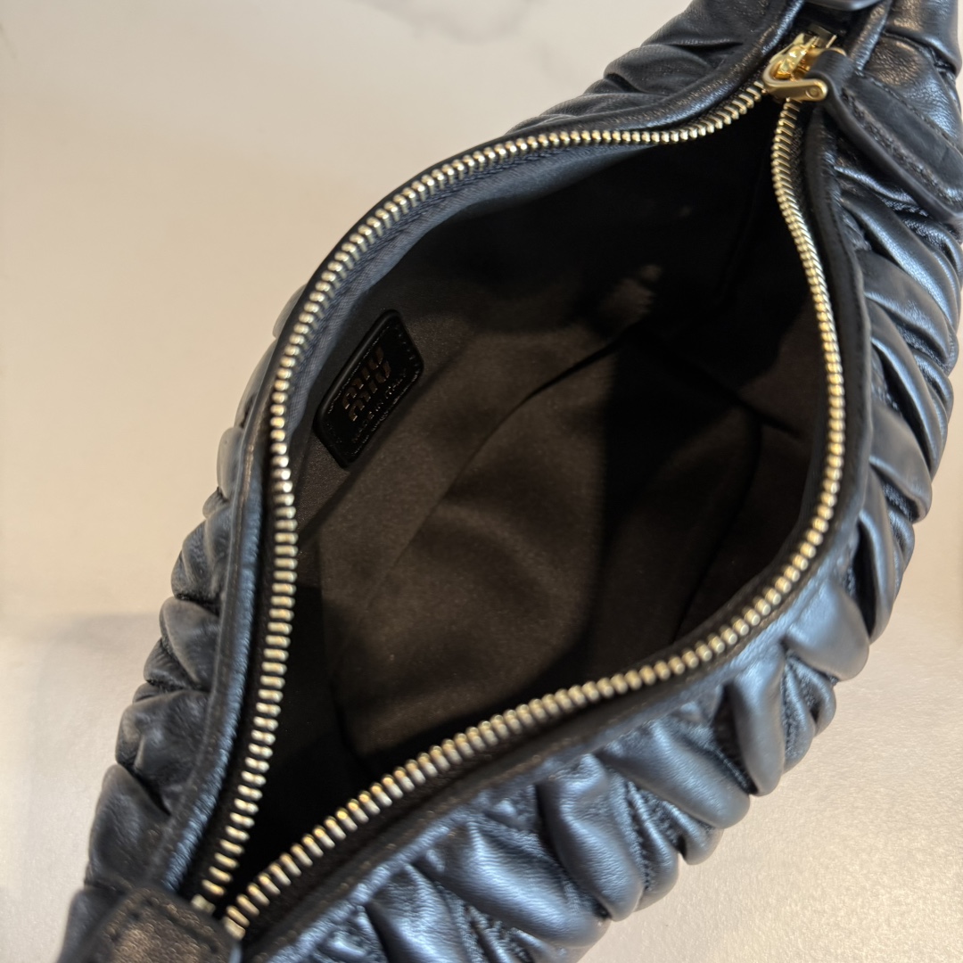 MIUMIU Matelassé nappa leather pouch