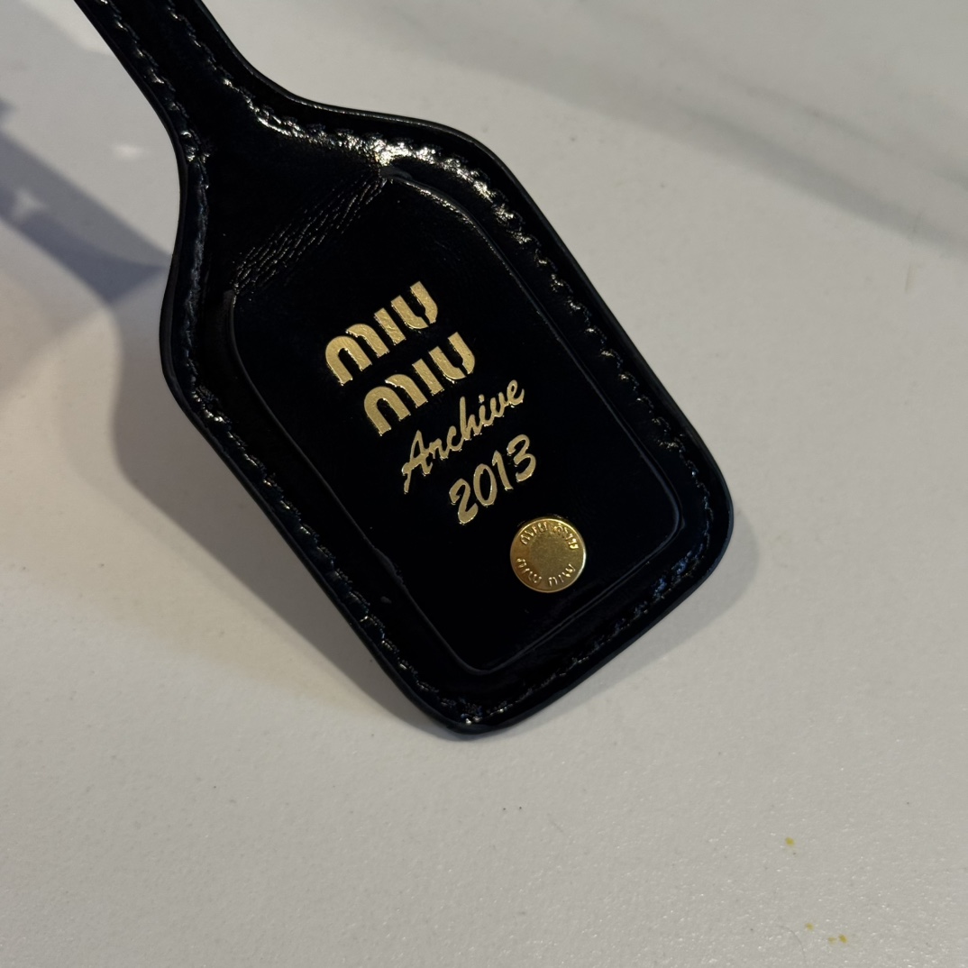 MiuMiu Solitaire shiny leather bag