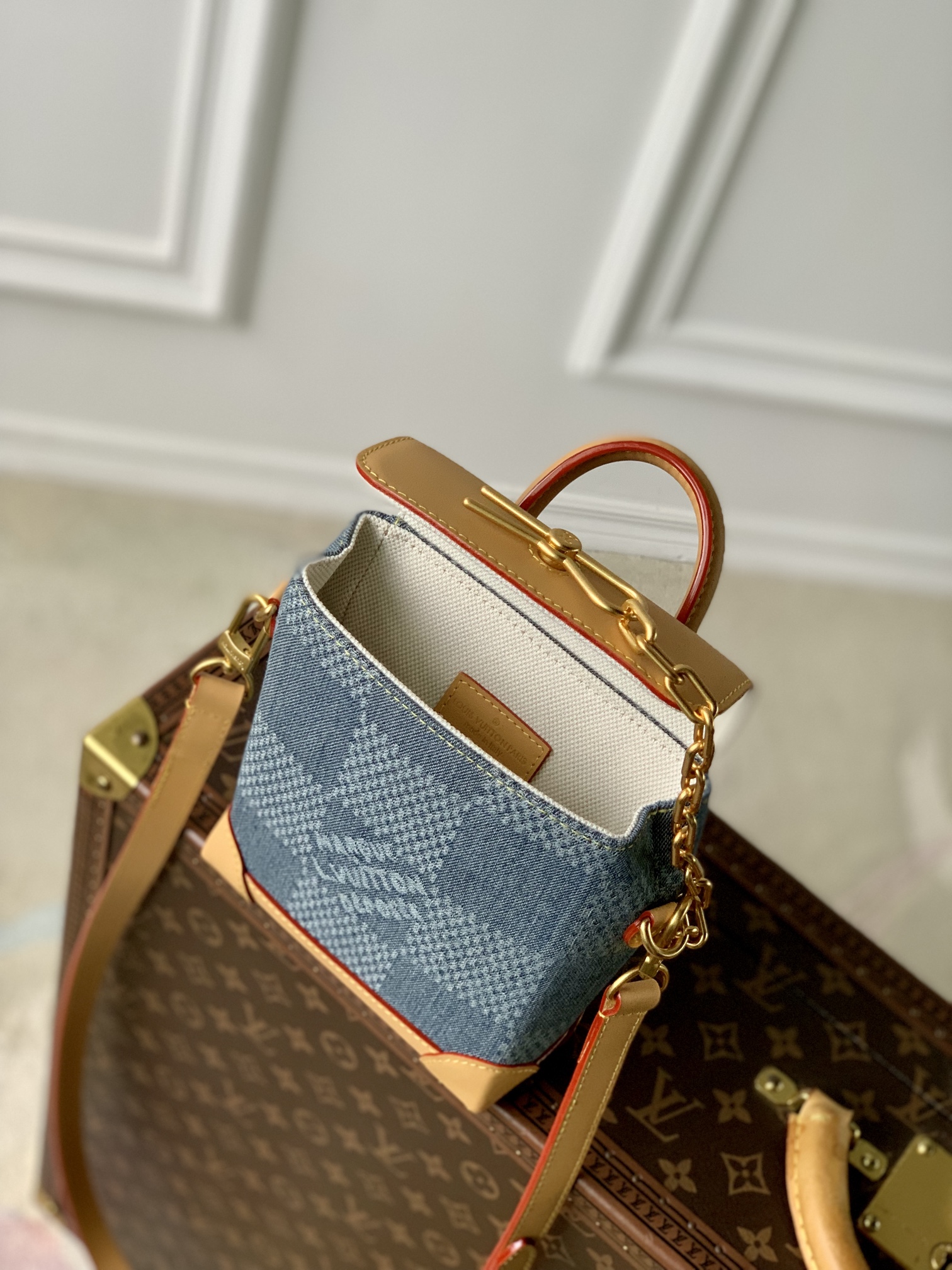 LOUIS VUITTON Nano Steamer Damier – N40751