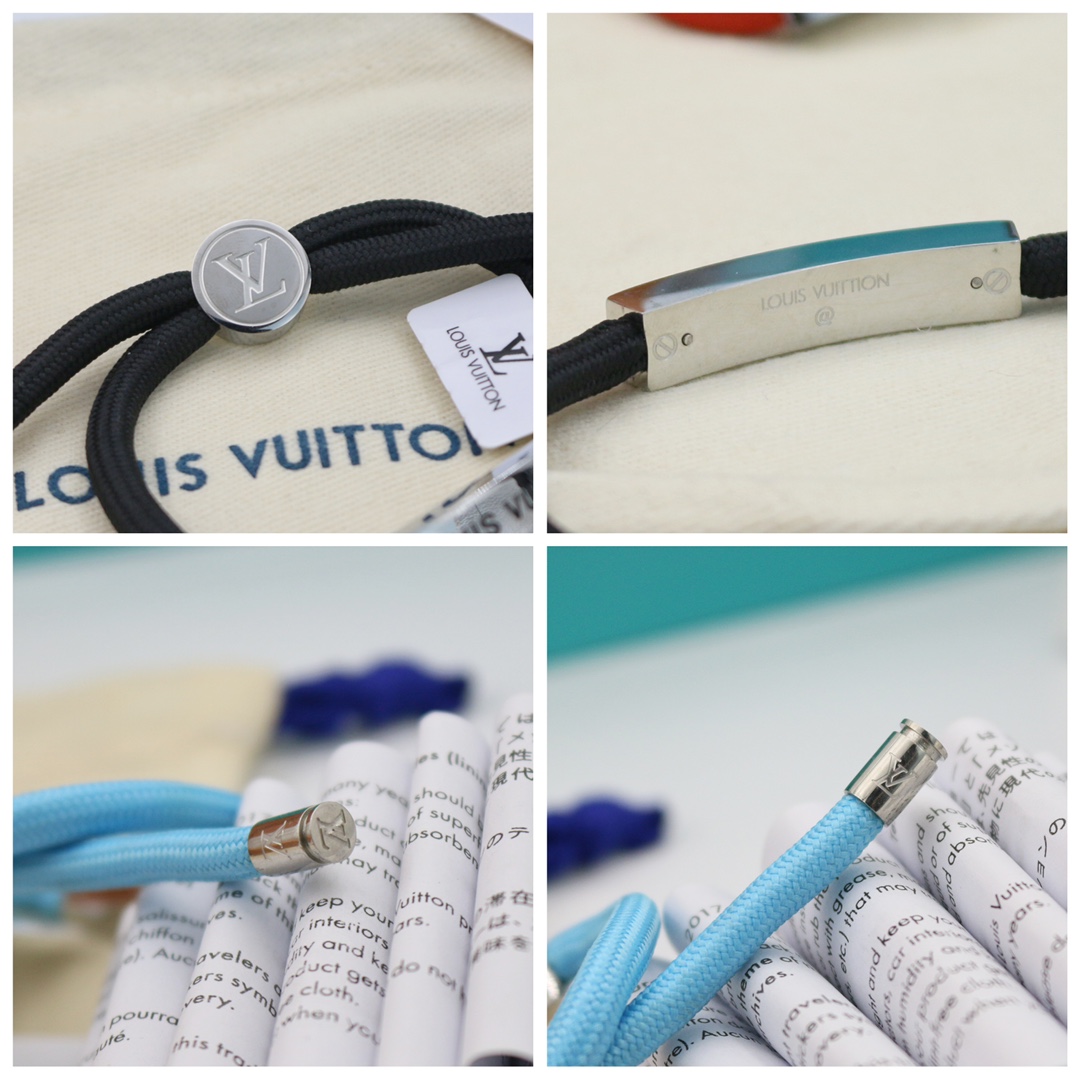 Louis Vuitton alloy LOGO bracelet