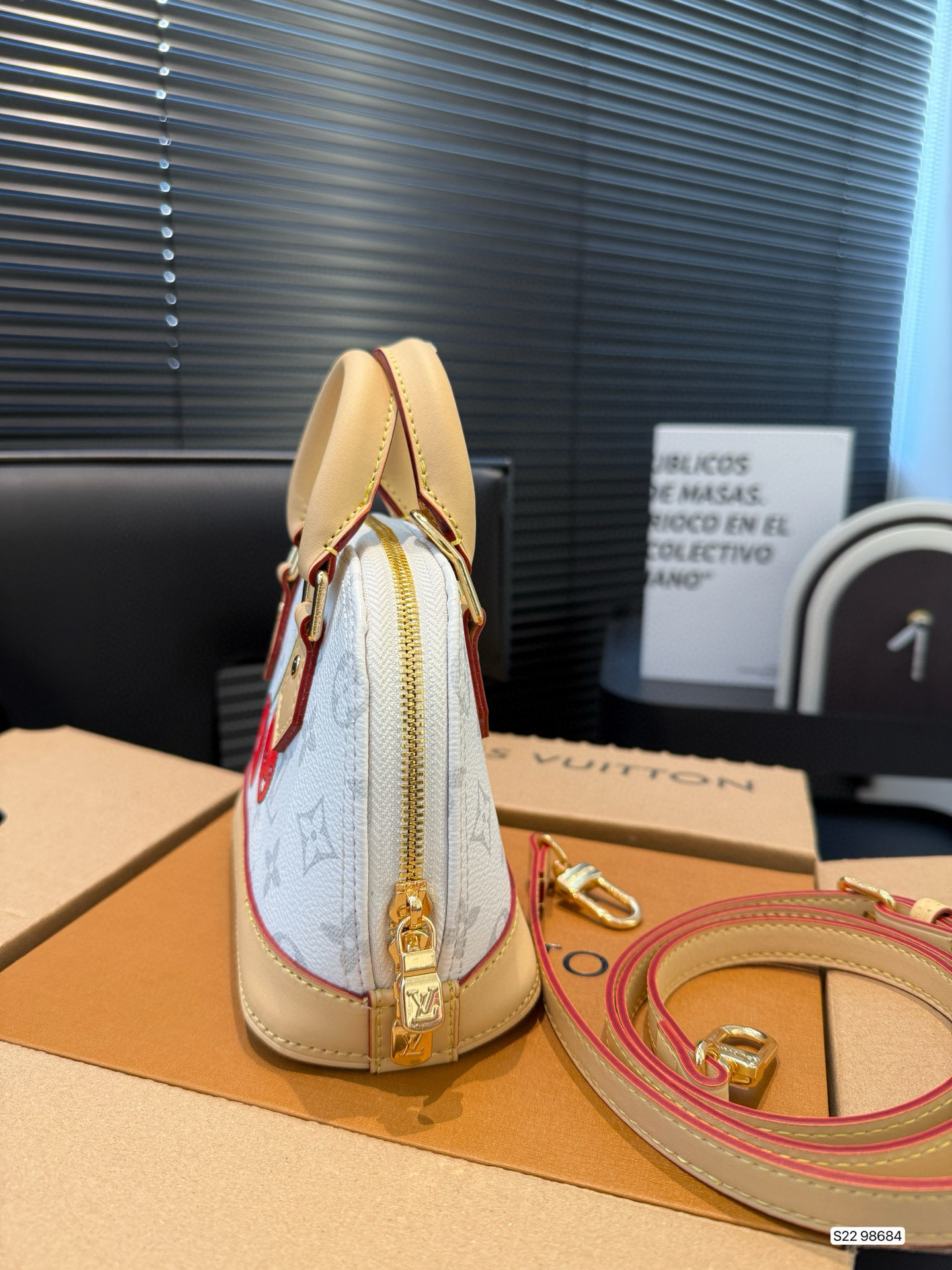 LV Mini Cherry Alma Bag