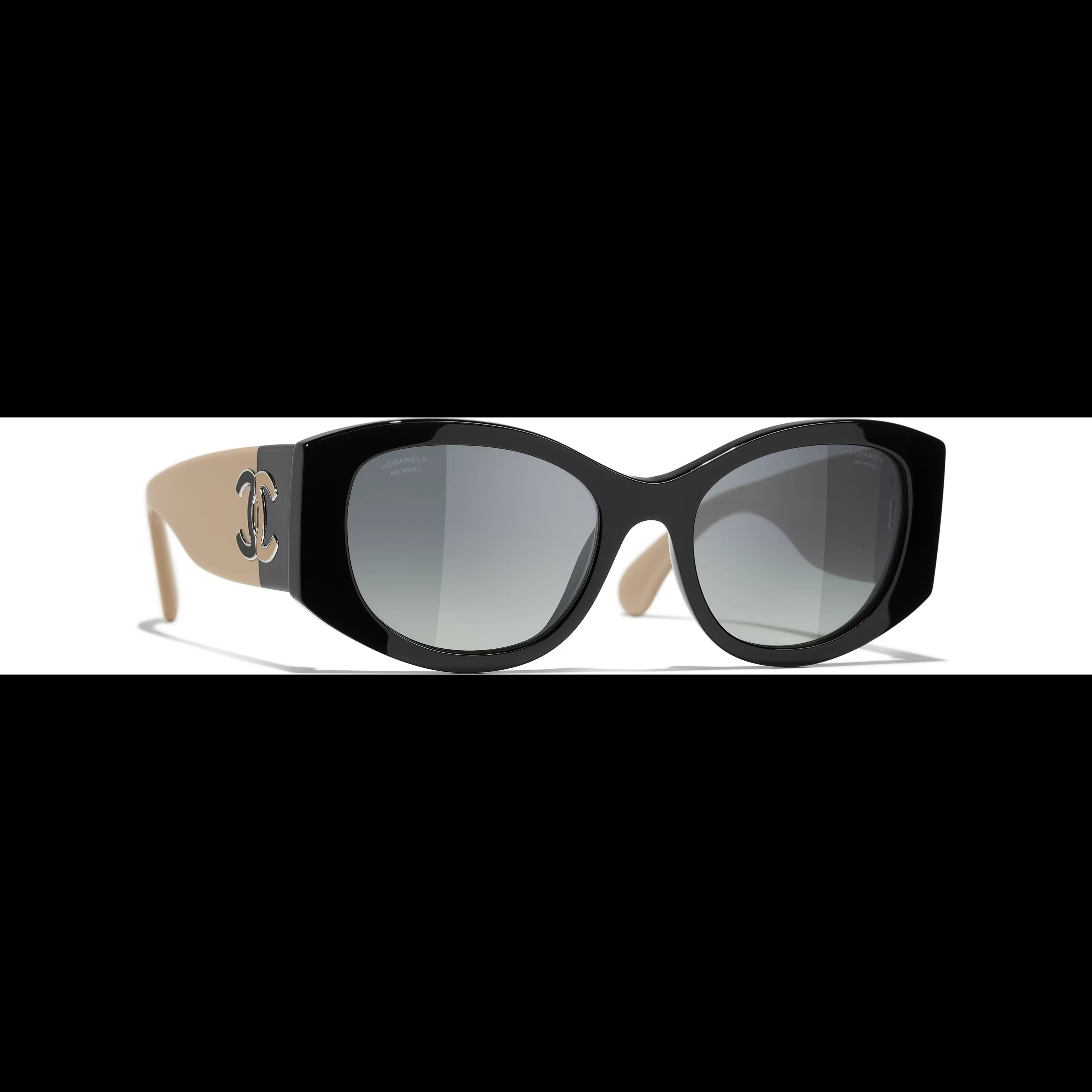CHANEL-Oval Sunglasses