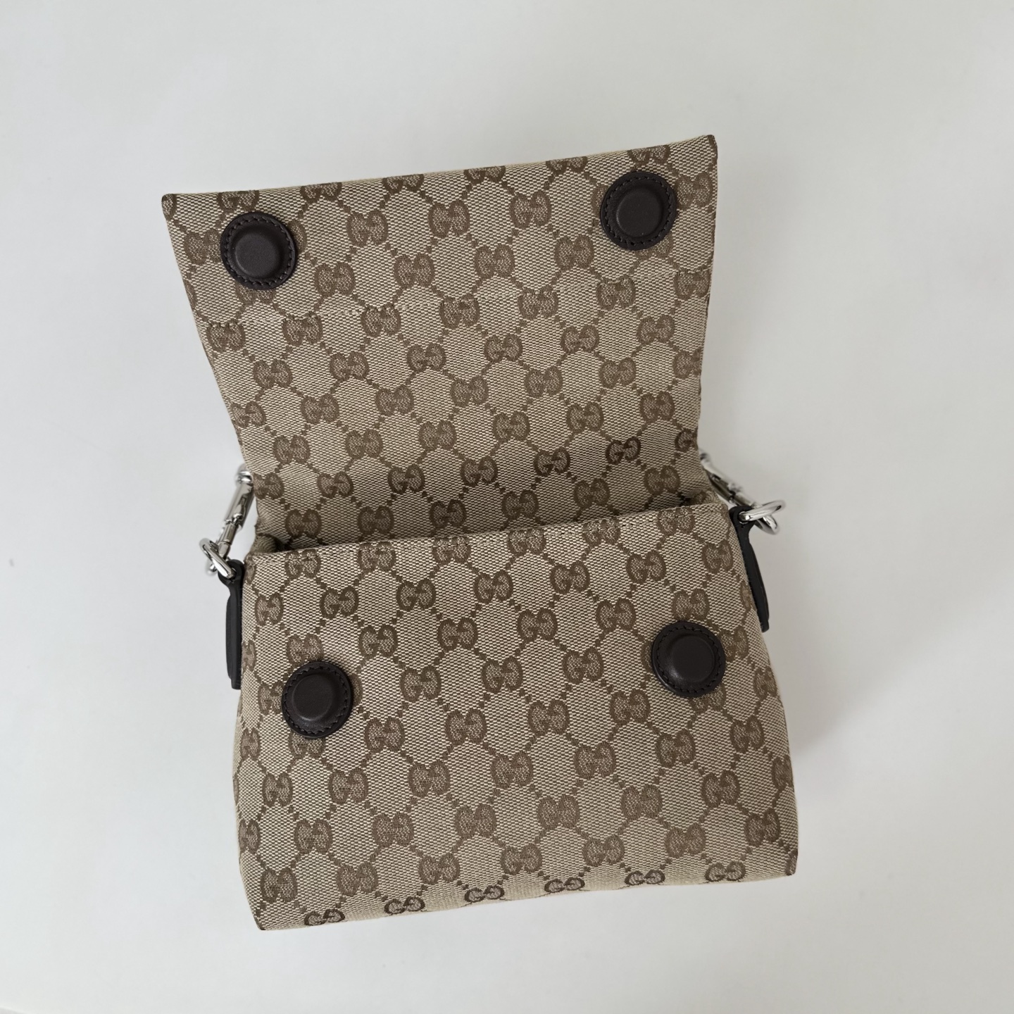 Gucci CANVAS SMALL CROSSBODY BAG