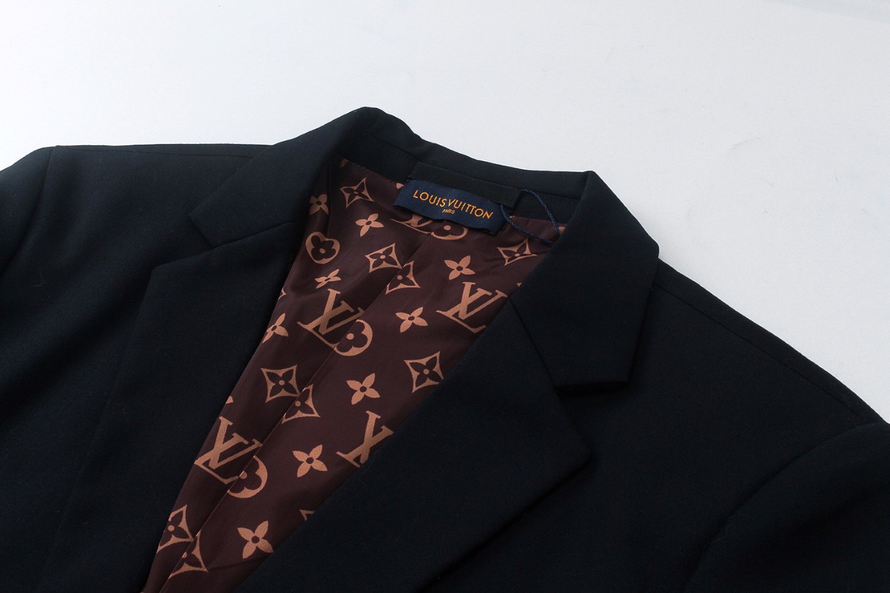 Louis Vuitton Embroidered Logo Blazer