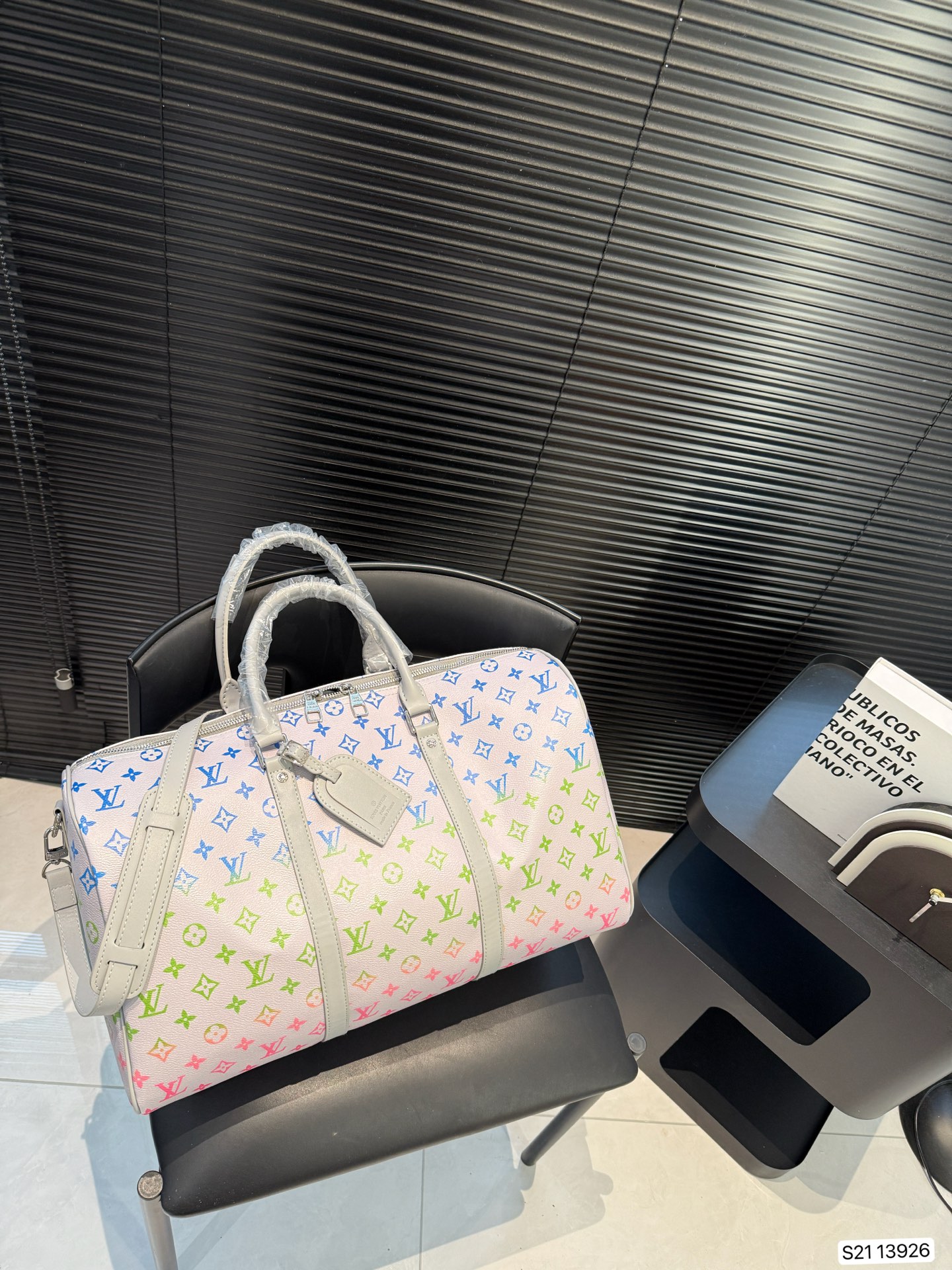 LV-Inspired Travel Bag