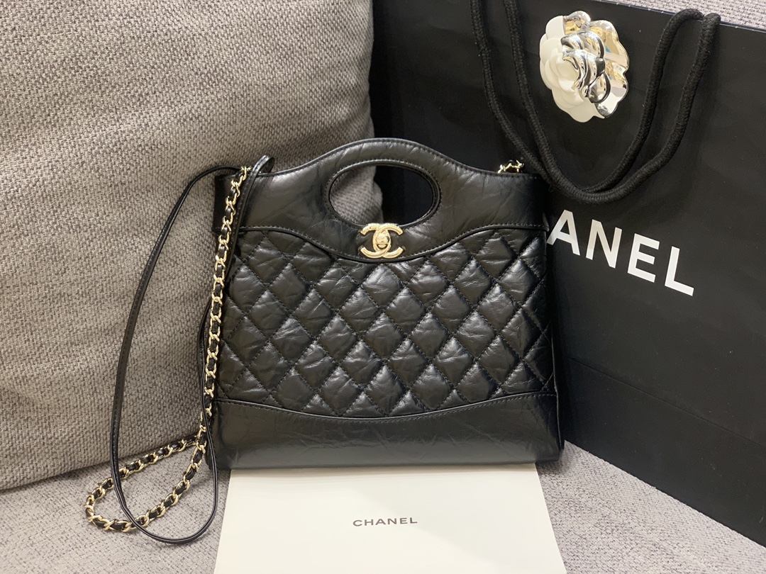 Chanel-Shopping Bag-Black