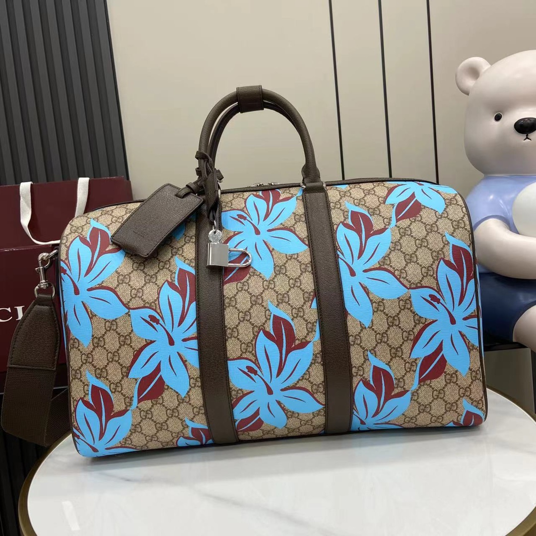 Gucci 2025 Pre-Fall GG Floral Travel Bag