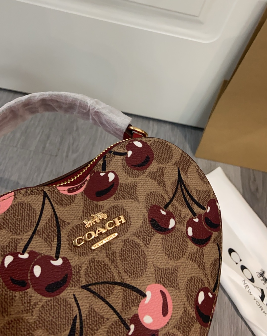 COACH-Teri cute cherry bag