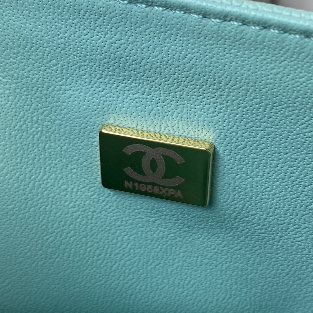 Chanel Classic Flap Bag-aquamarine