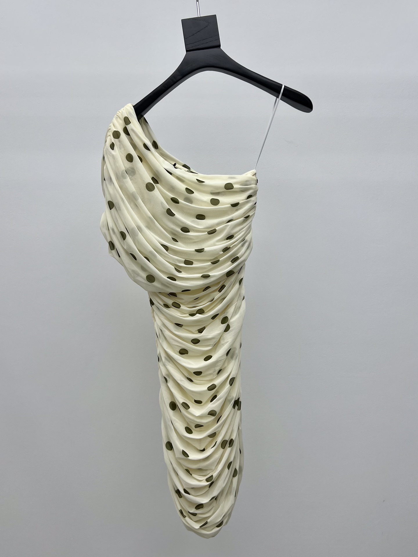 Saint Laurent polka dot dress