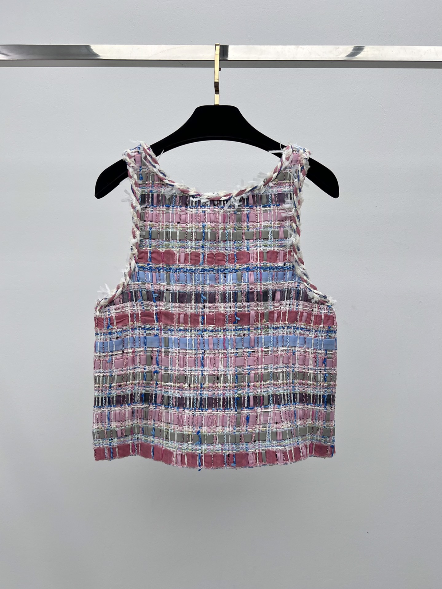 Chanel Multicolor Woven Vest