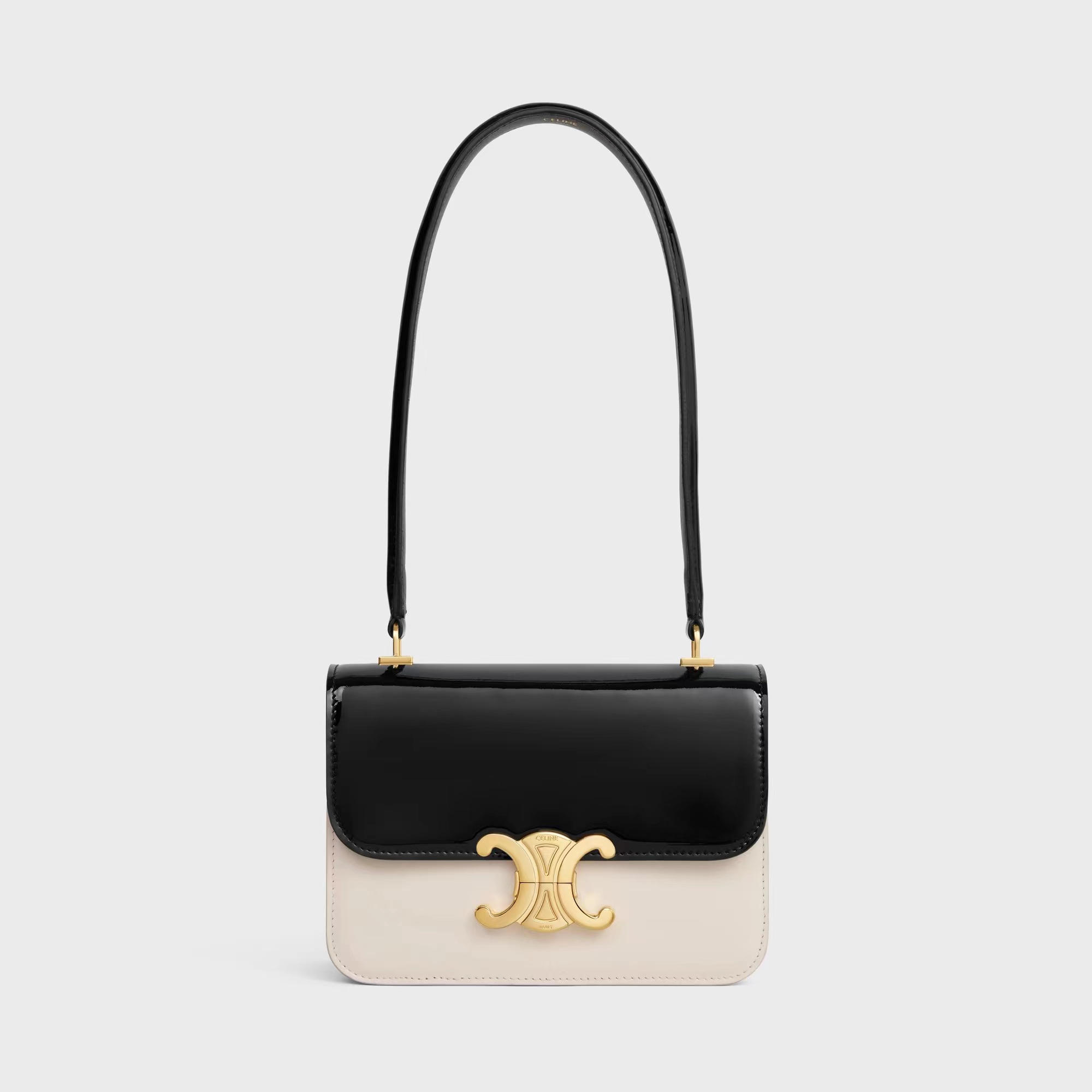 TEEN GARANCE bag in BICOLOUR PATENT CALFSKIN