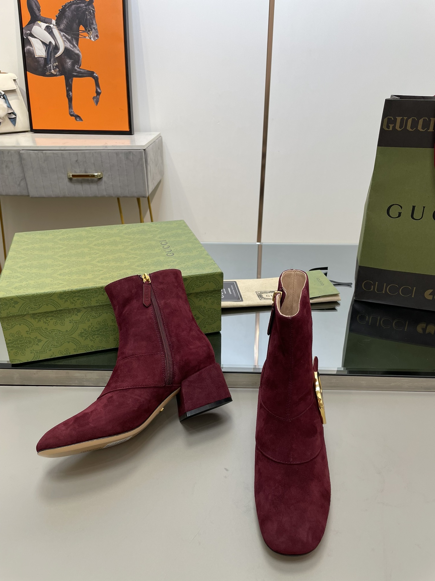 Gucci boots new
