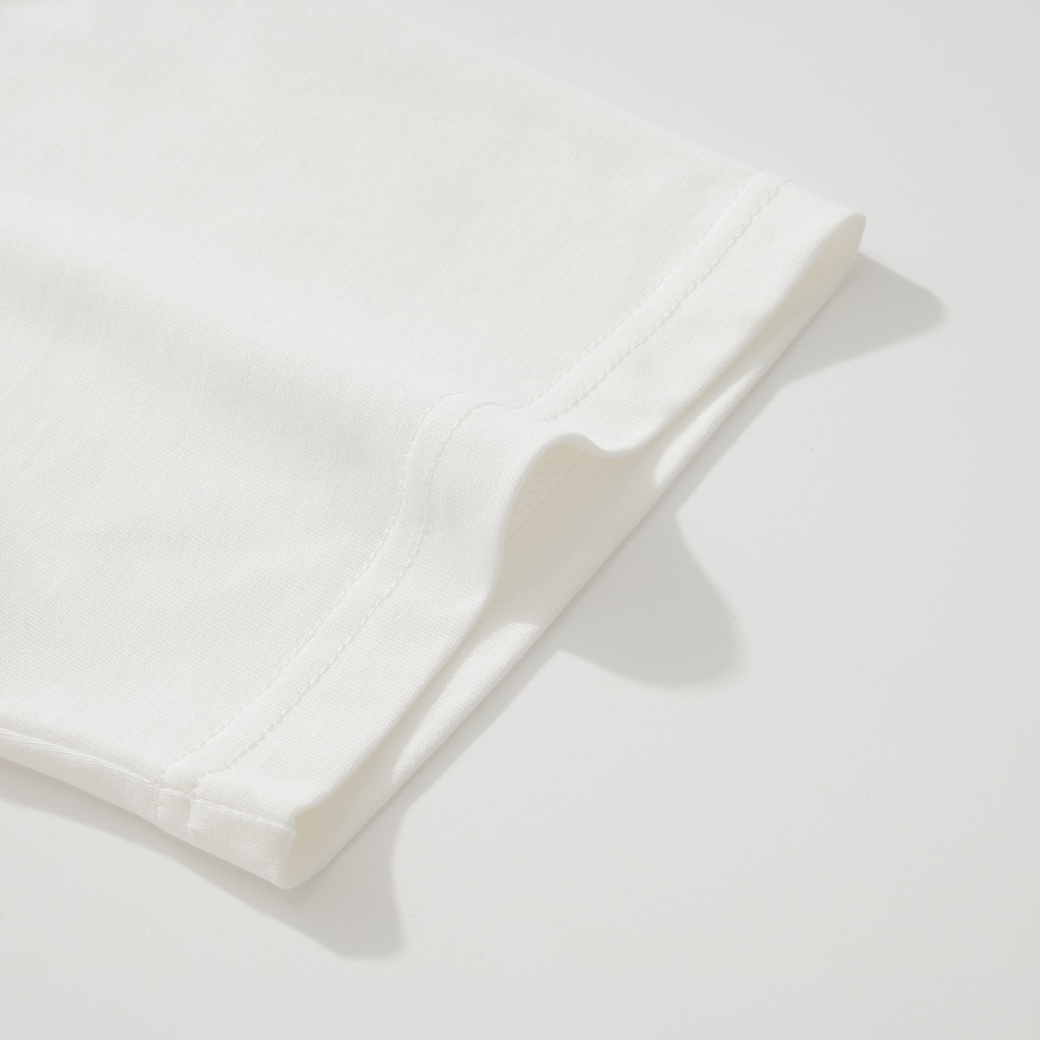 LV- embroidered cotton short-sleeved shirt-white