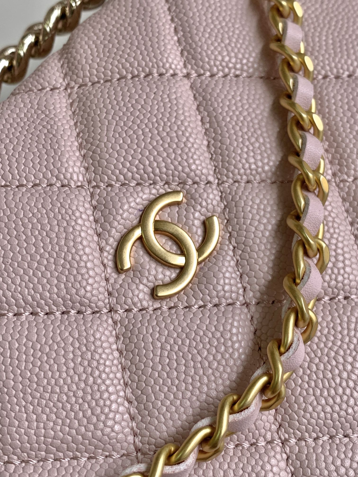 Chanel 24s black-pink gold bag