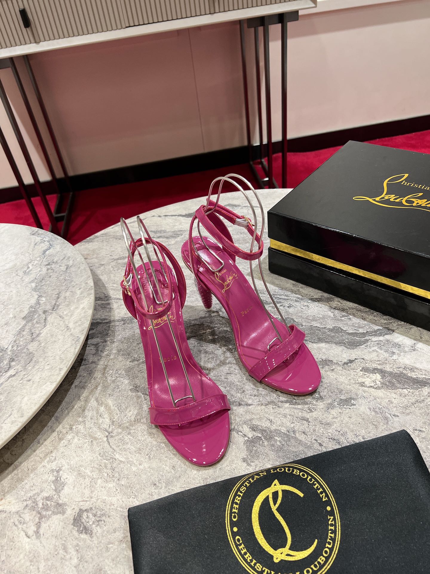 Christian Louboutin “Queen’s Scepter” Heeled Sandals