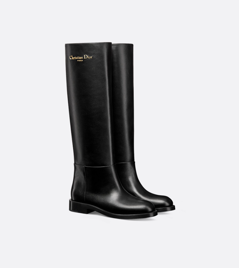 DIOR Town Boot Black Supple Calfskin