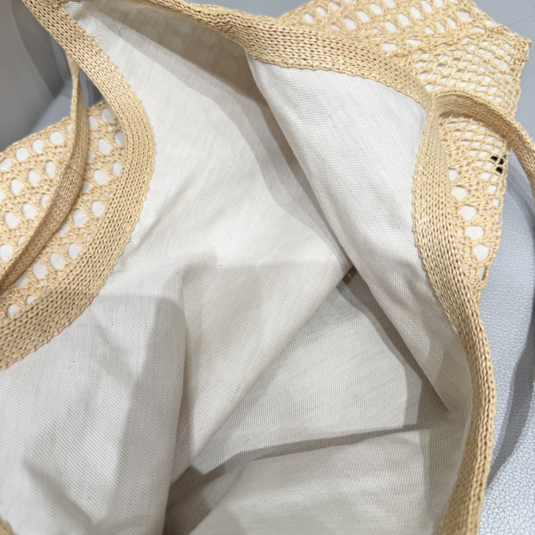 Miu Miu Woven Knit Tote Bag