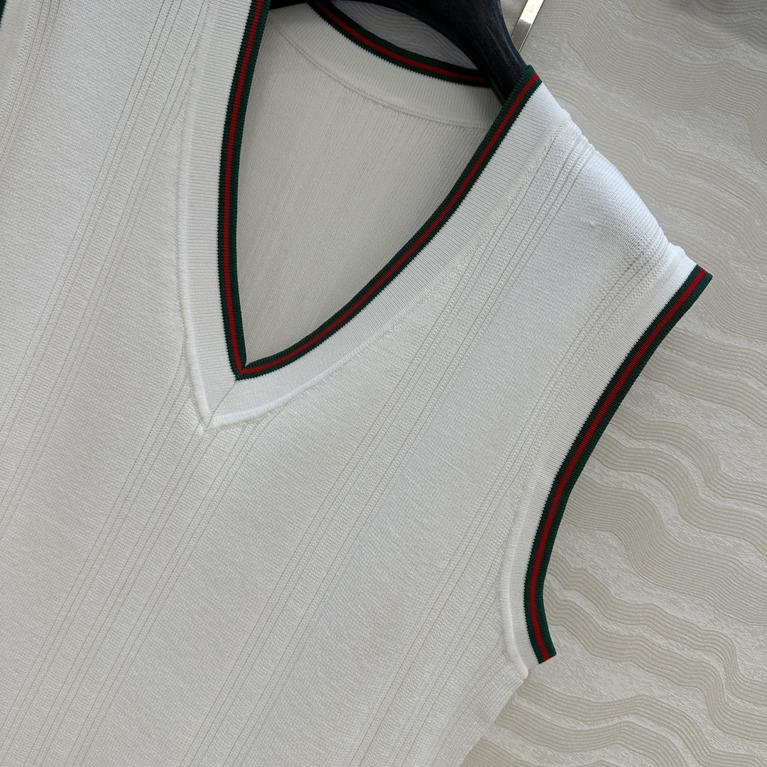 GUCCI Vest top with Web trim
