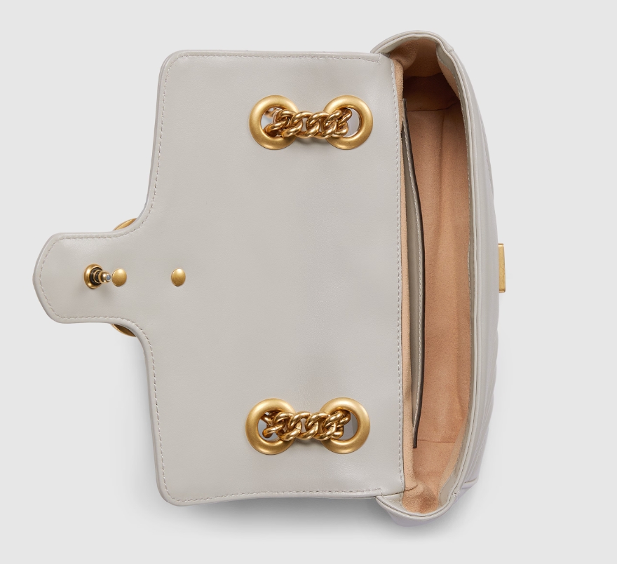 GG MARMONT MATELASSÉ MINI BAG-Grey-‎446744