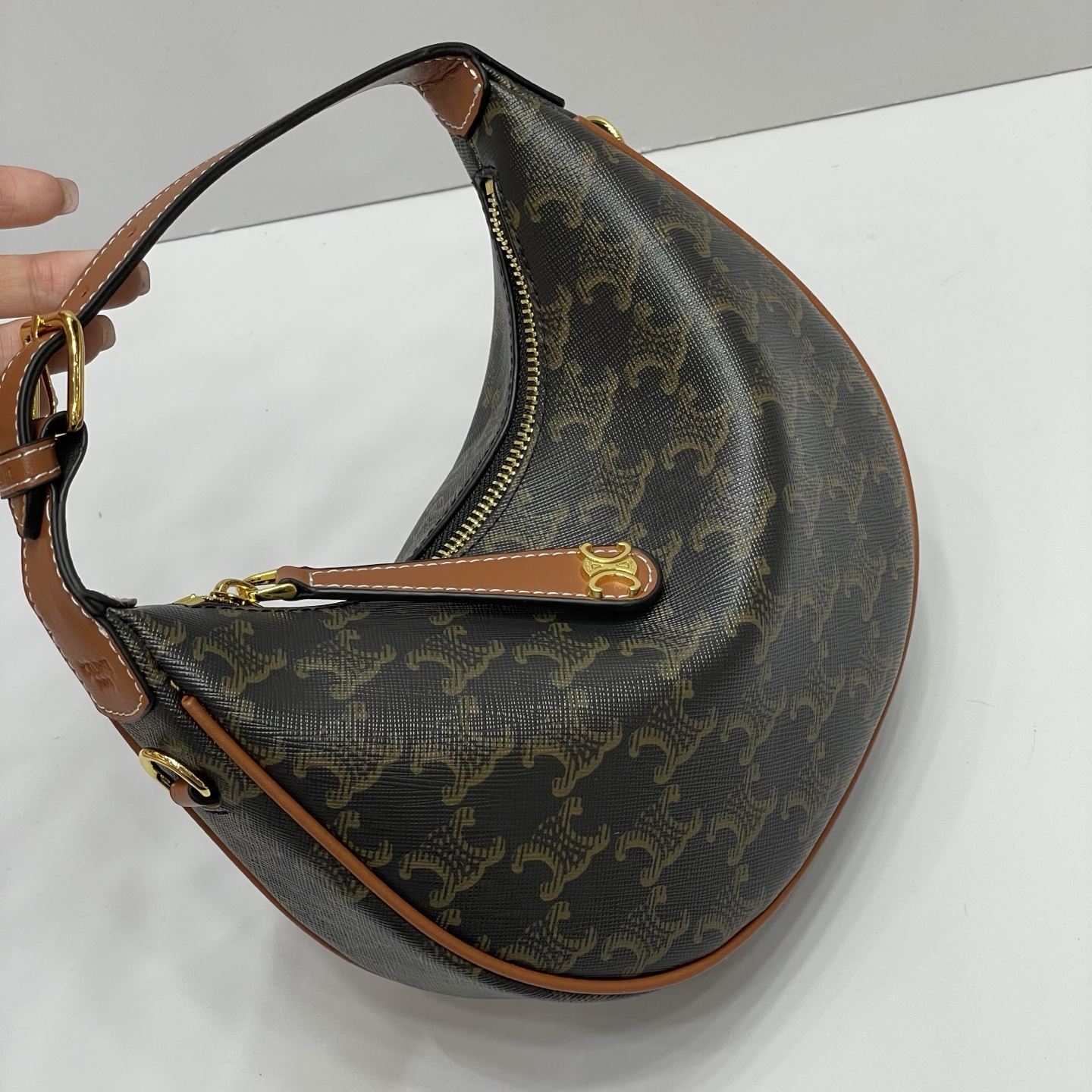 Teen Celine Lulu IN TRIOMPHE CANVAS AND CALFSKIN