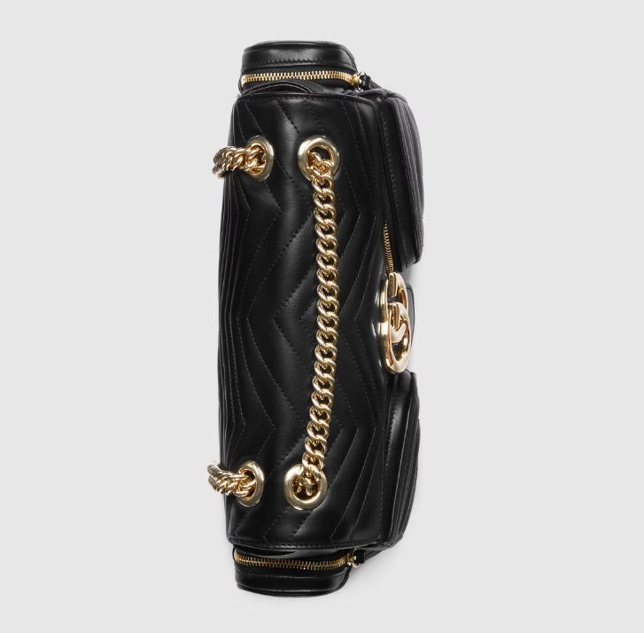 GG MARMONT SMALL MULTI-POCKET BAG-Black-795228