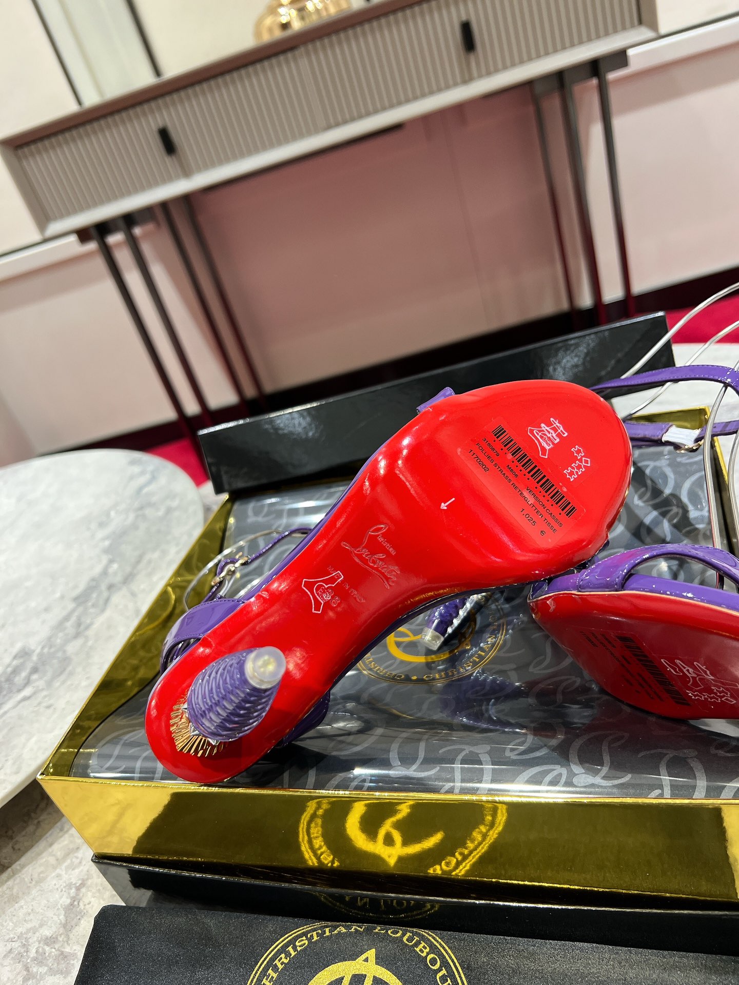 Christian Louboutin “Queen’s Scepter” Heeled Sandals