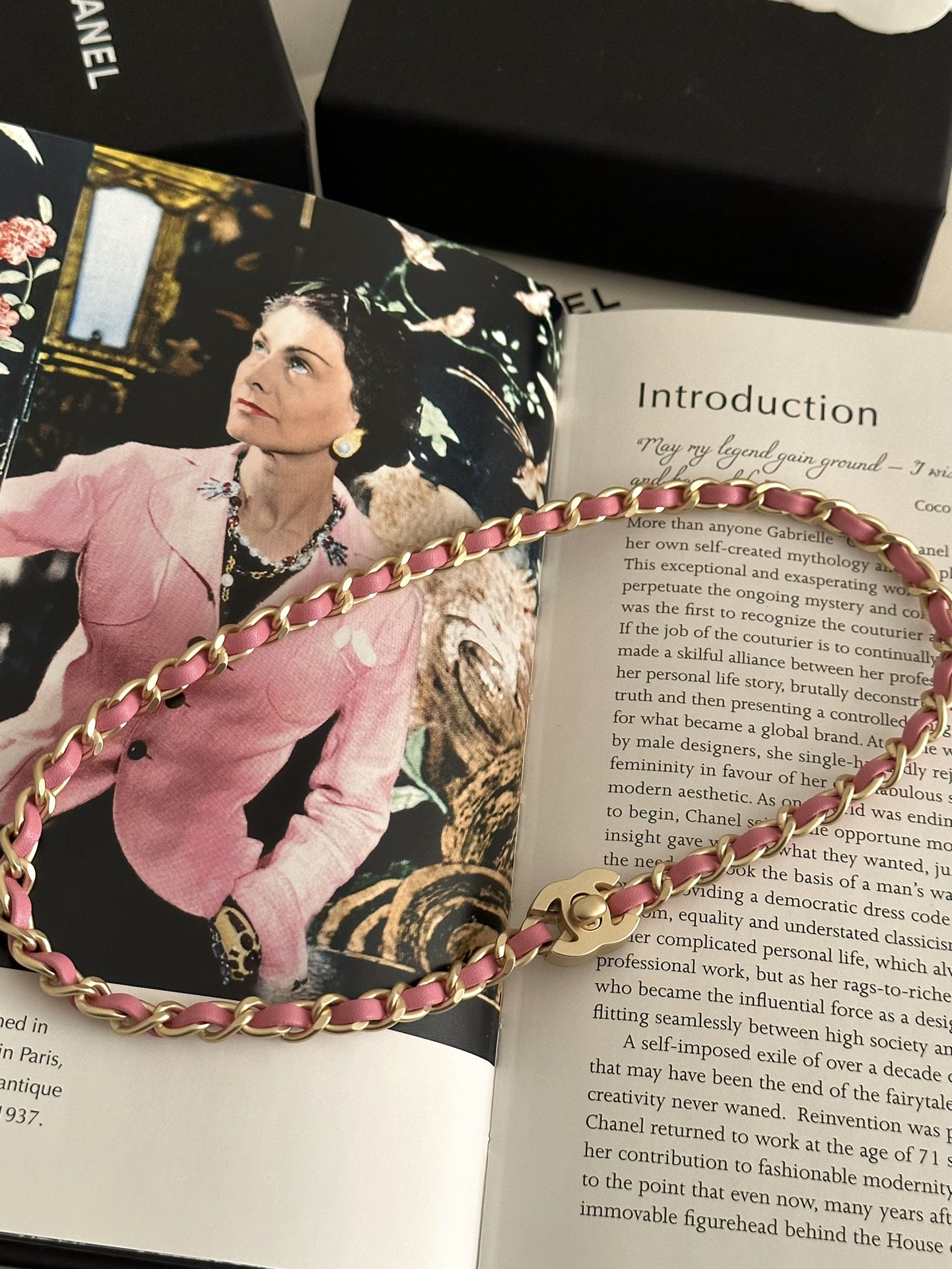 CHANEL-Necklace+Bracelet