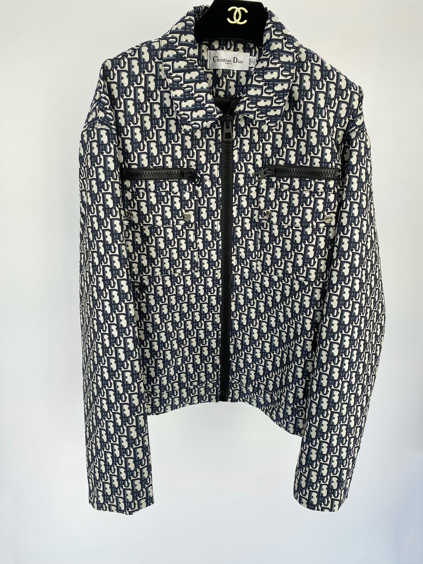 Dior 2024 Taffeta Technology Jacquard Unisex Jacket