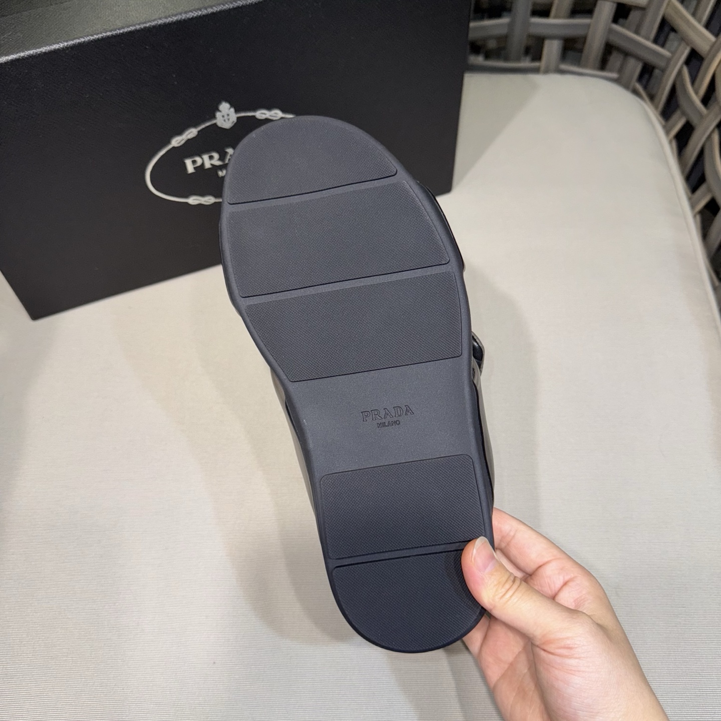 Prada Men’s Leather Sandals / Slides – New Arrival