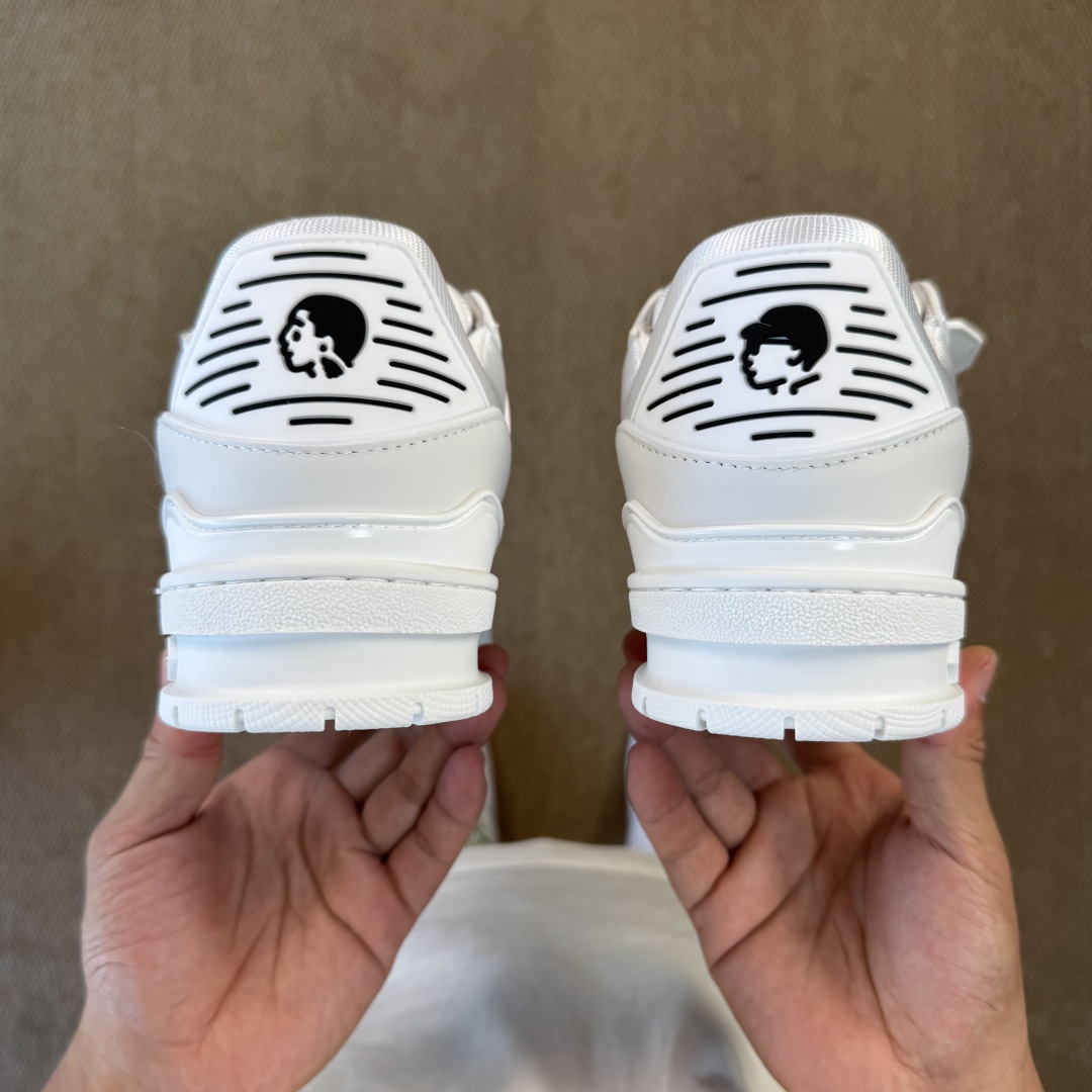 LV Trainer Sneaker White