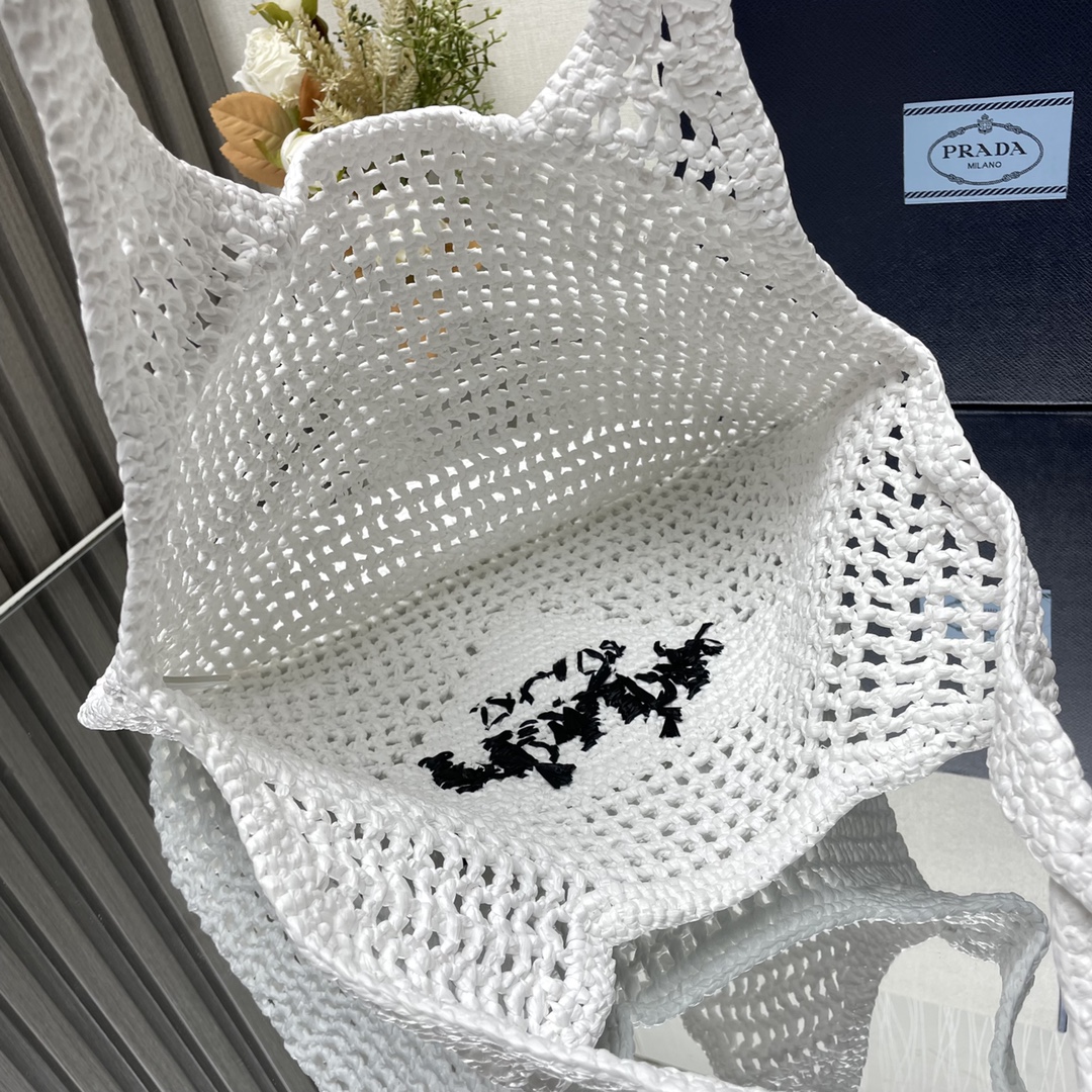 PRADA Crochet Tote Bag 1BG424
