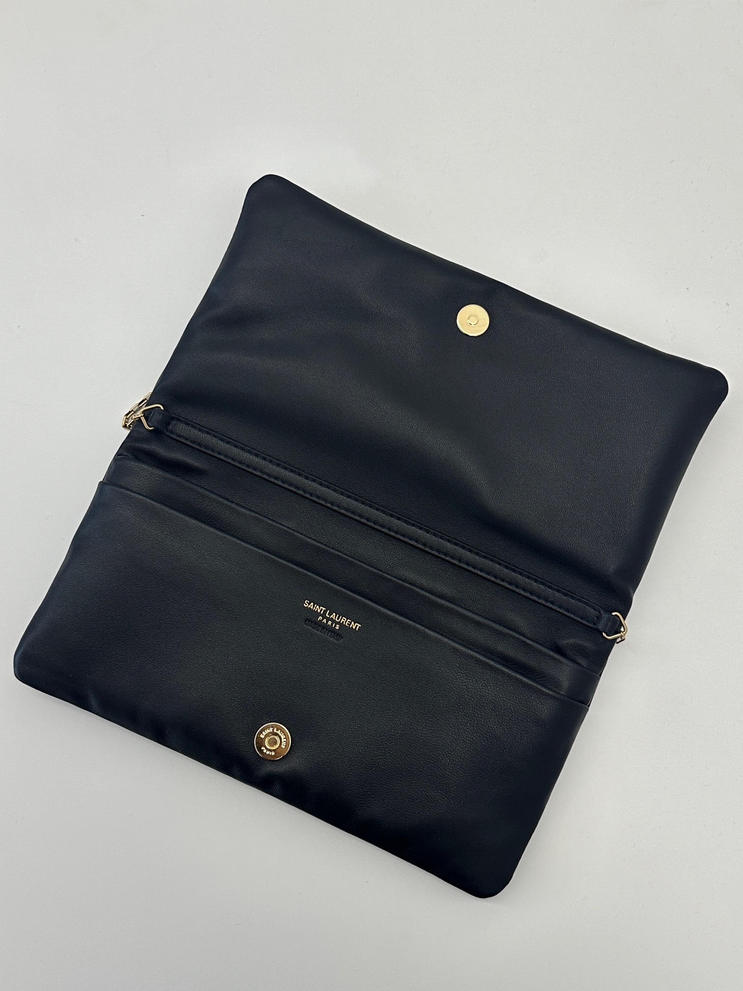 YSL-lambskin armpit bag