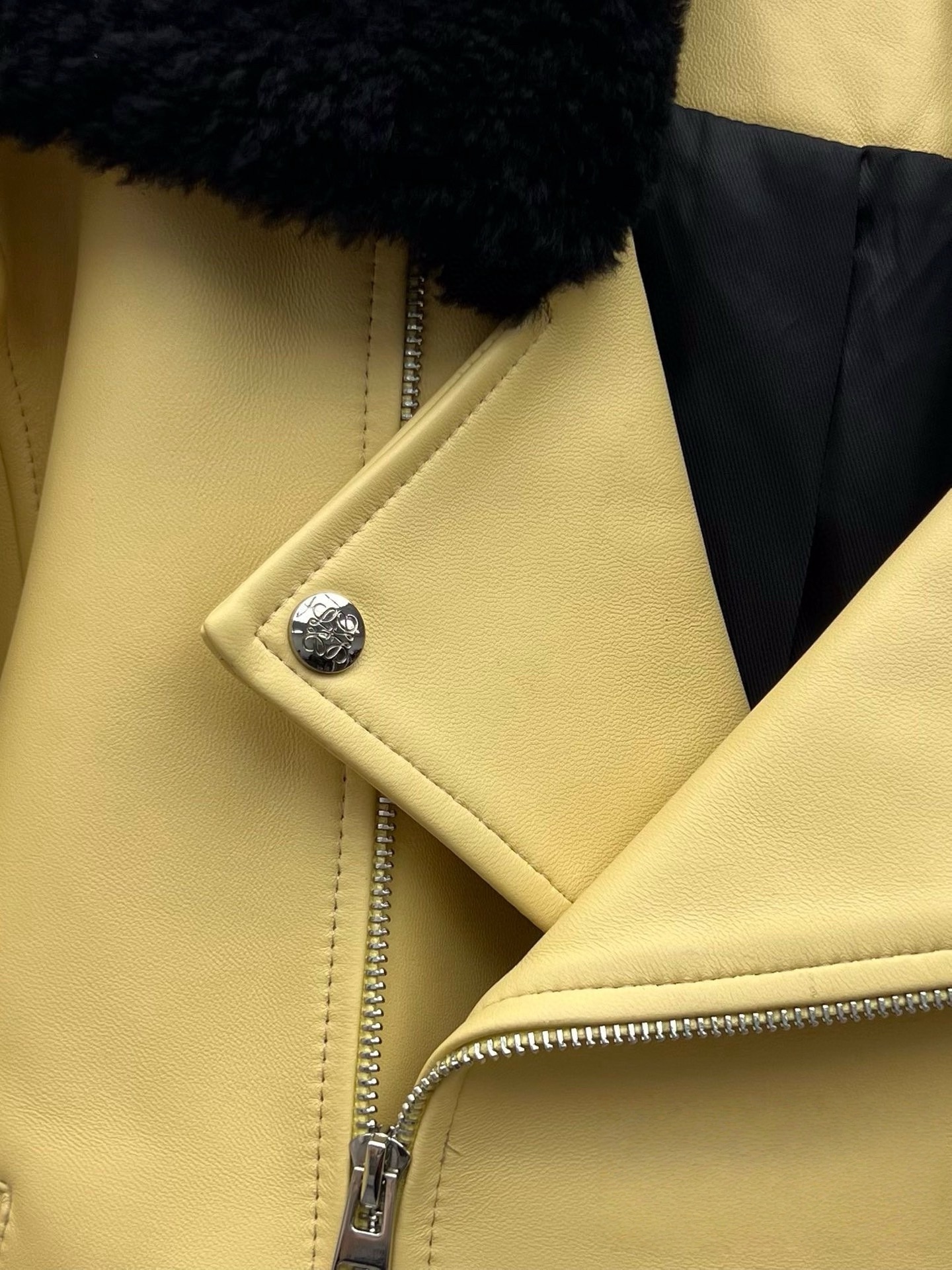 LOEWE Biker jacket in nappa lambskin