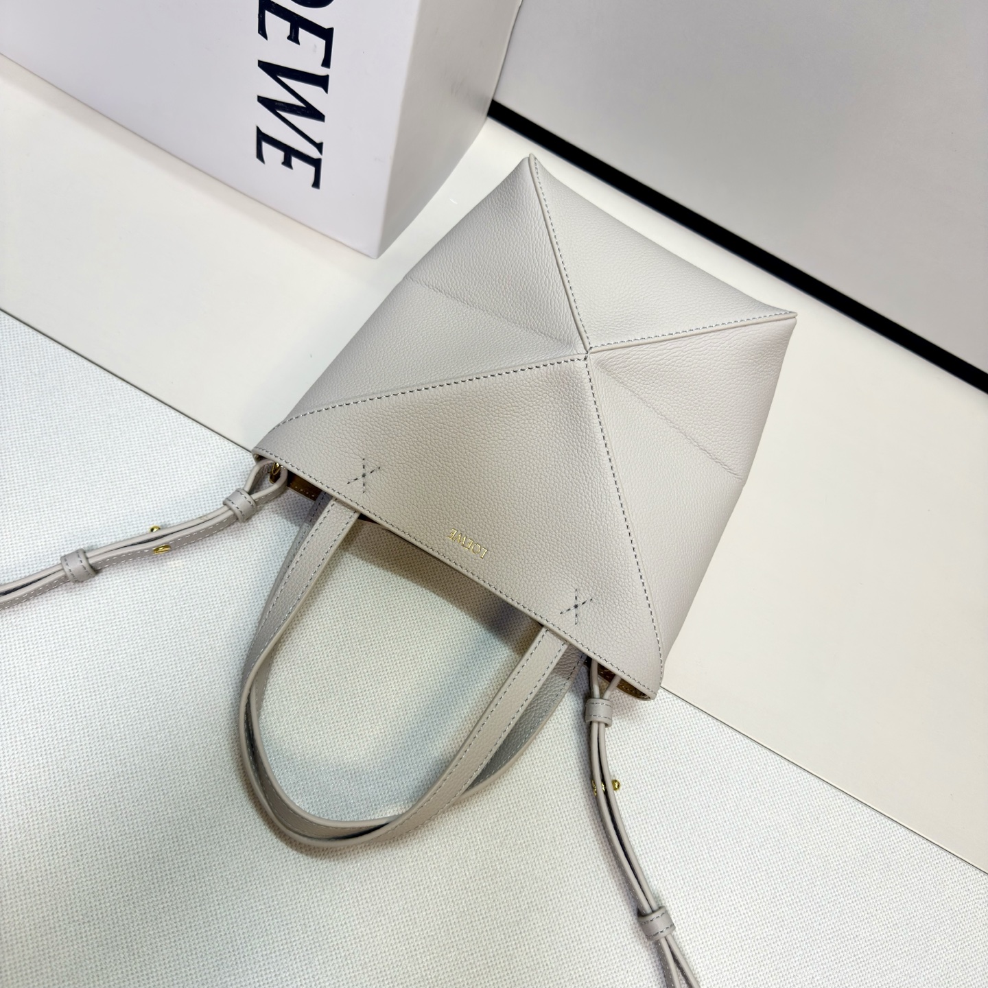 LOEWE Mini Puzzle Fold tote