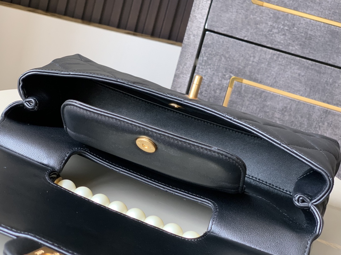 Chanel 25P Pearl Handle Flap Bag