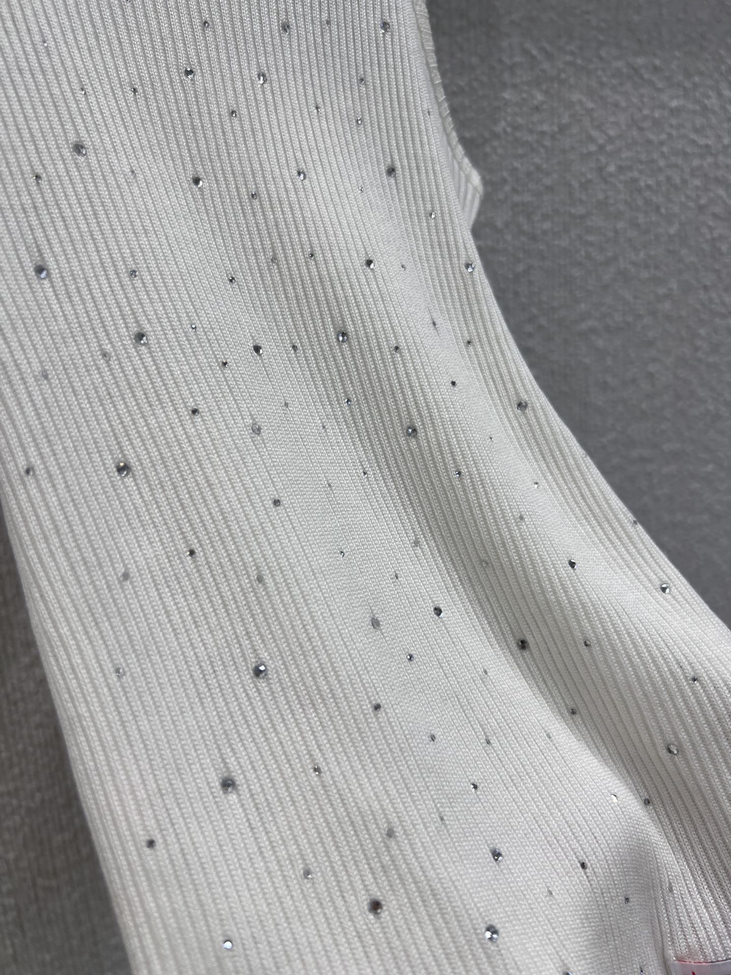 Alexander Wang Crystal-Embellished Racerback Tank