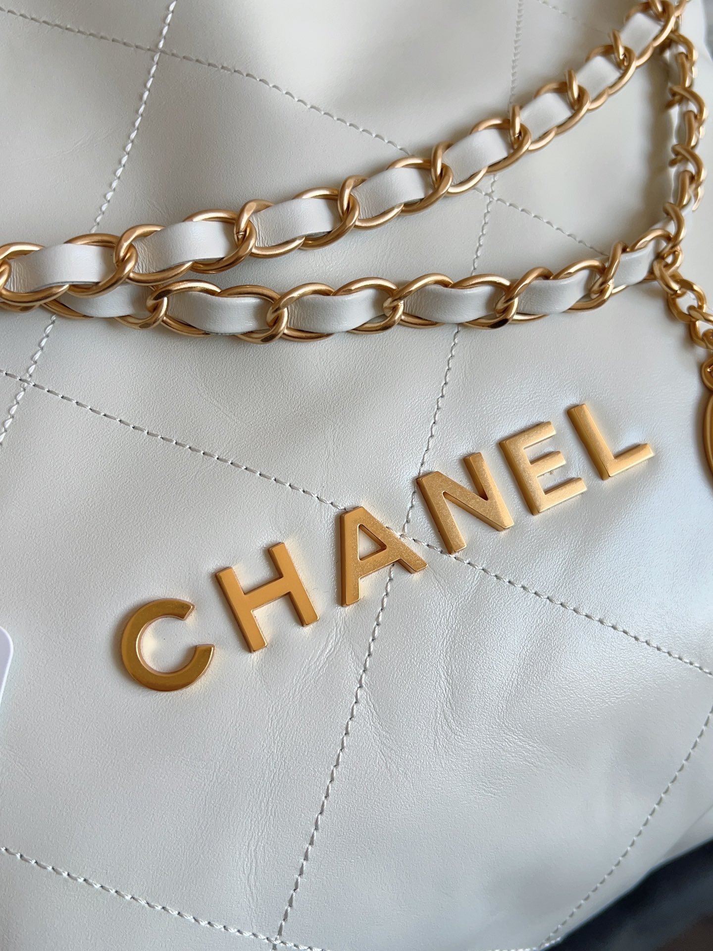 Chanel 22 Bag -White