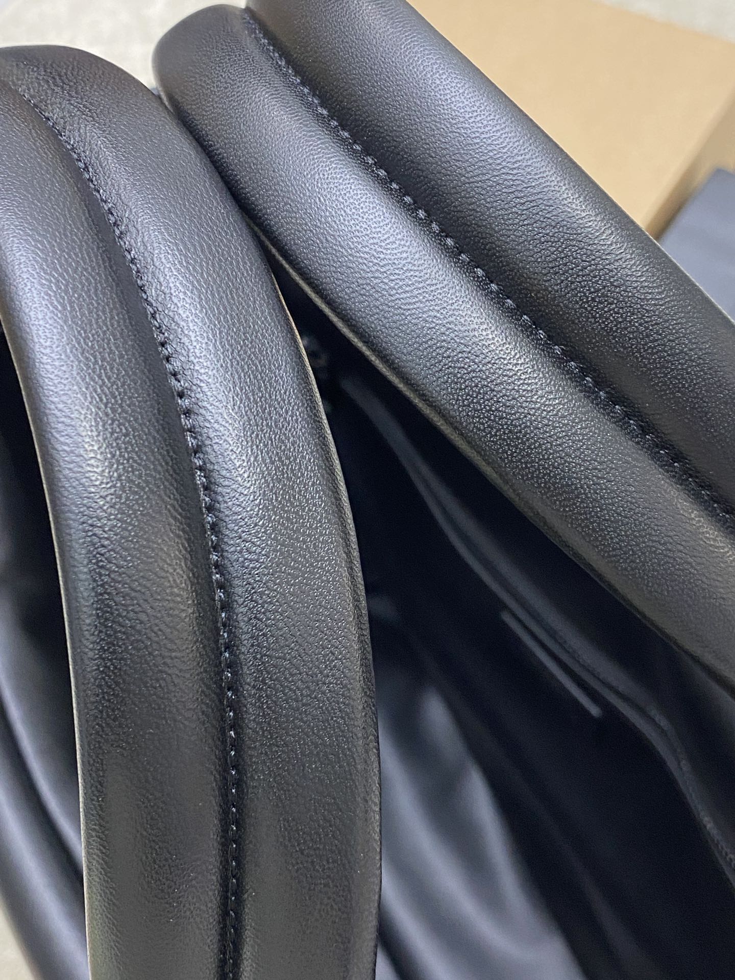 diamond-quilted lamb leather HOBO tote bag-sheepskin