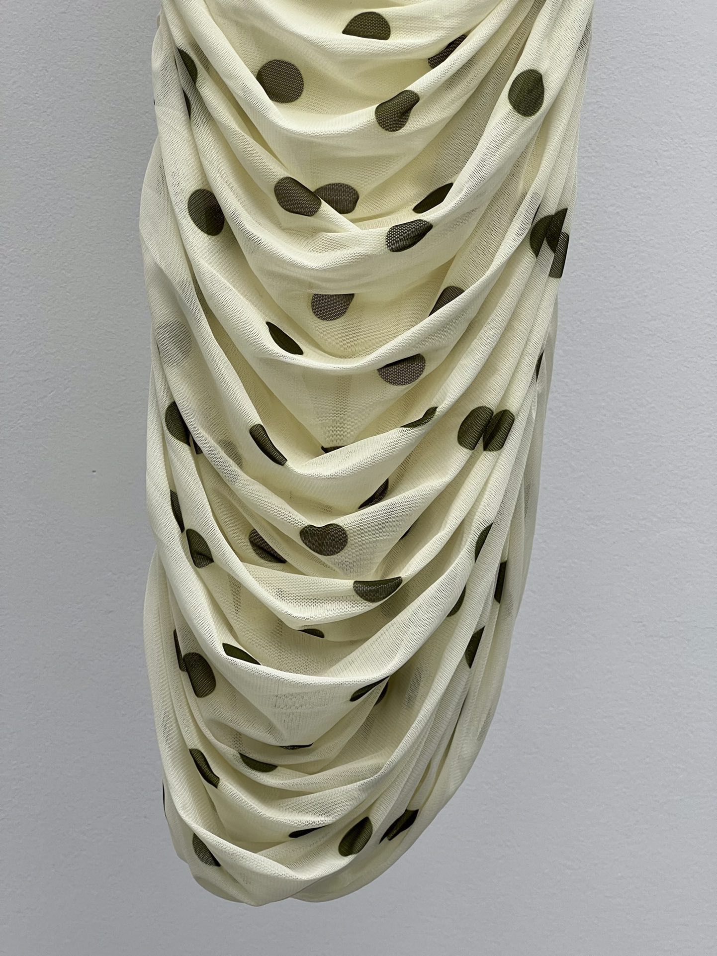 Saint Laurent polka dot dress