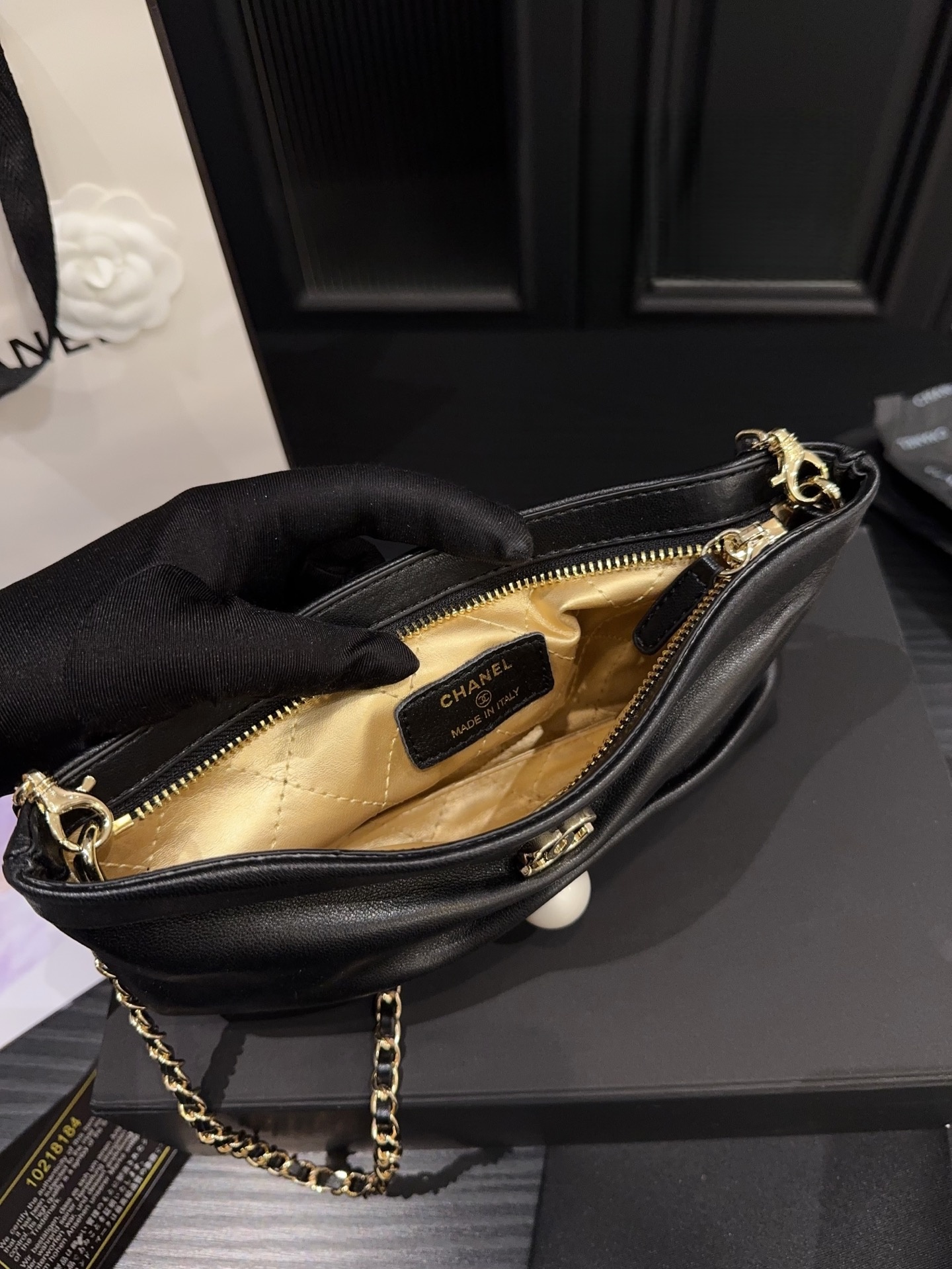 Chanel 25S Pearl Bracelet Bag