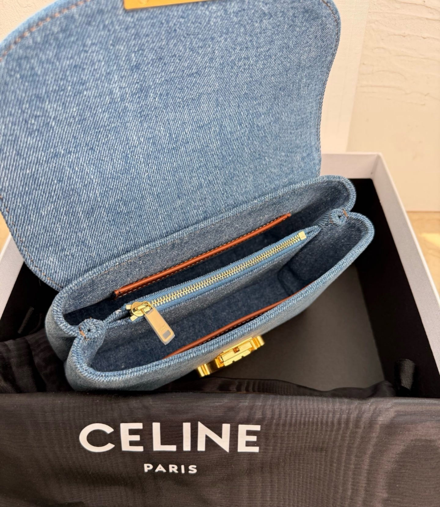 CELINE TEEN NINO Denim Bag