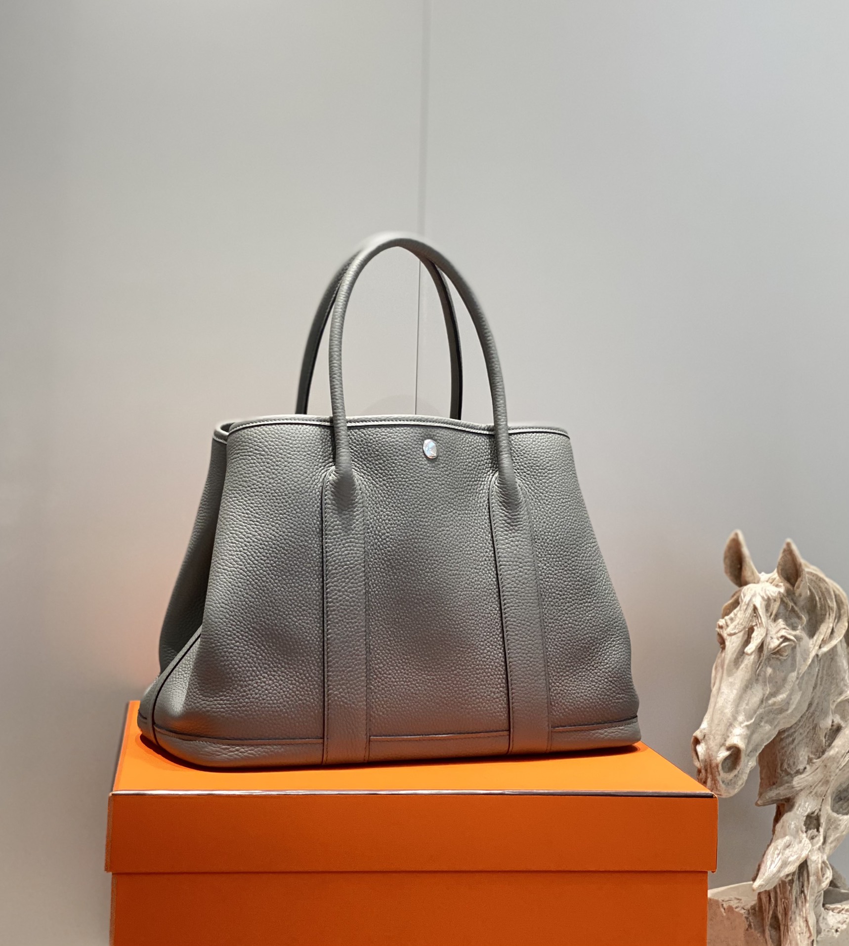 Hermès-Garden Party Cumulonimbus Grey